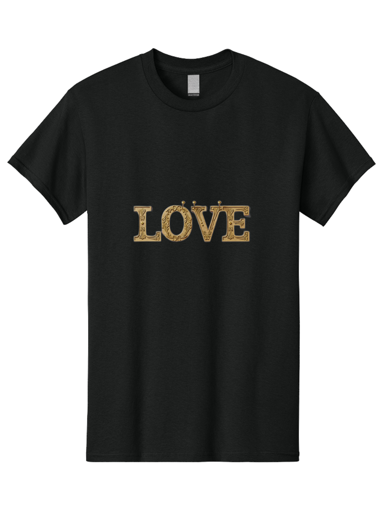 Love Men'S Graphic Tee, 100% Cotton, Comfortable Casual Summer Wear, Machine Washable, Typographic Love, Wooden Letters, Floral Patterns, Decorative Font, Vintage Love, Ornate Design, Romantic Typography, Love Lettering, Decorative Text Bad283