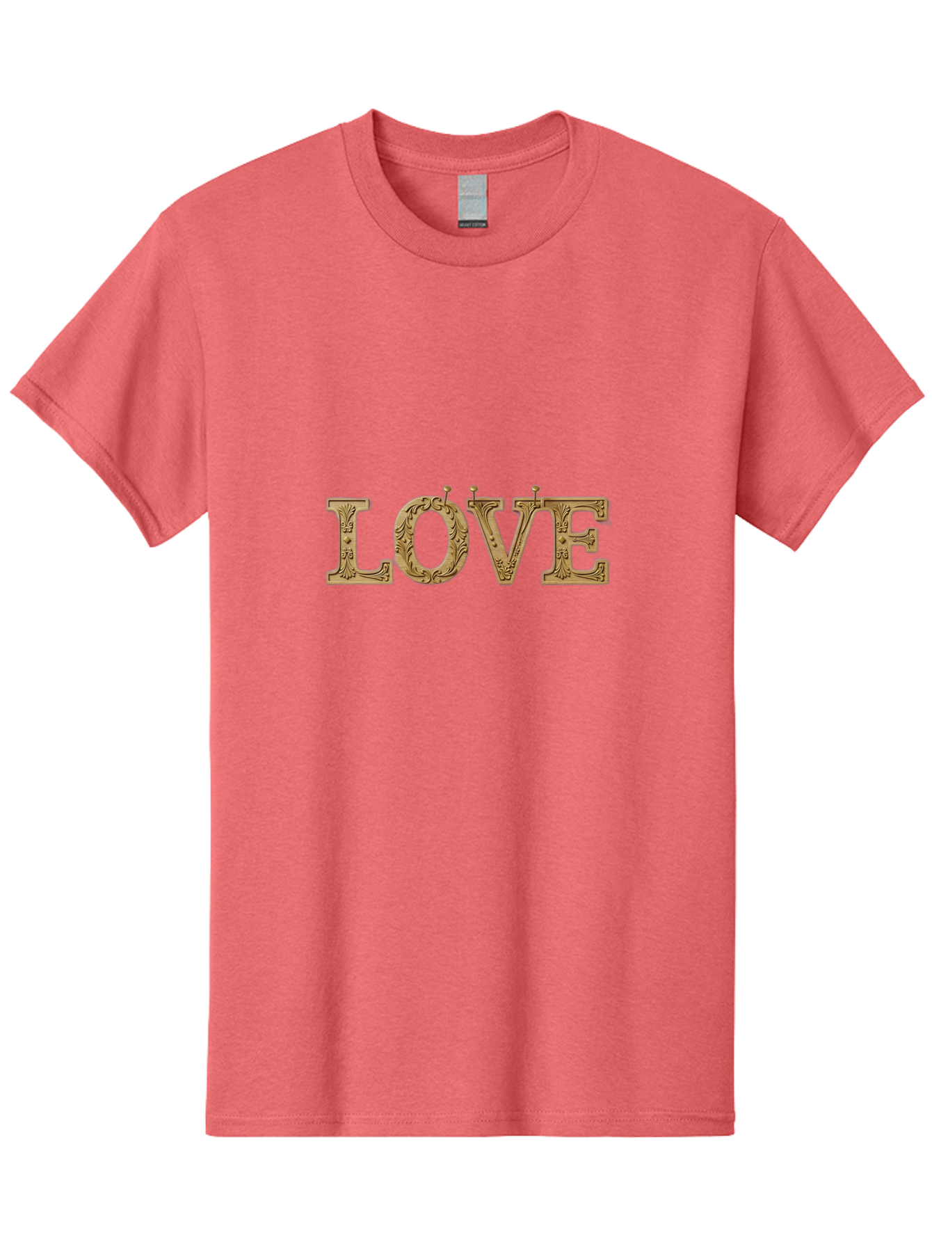 Love Men'S Graphic Tee, 100% Cotton, Comfortable Casual Summer Wear, Machine Washable, Typographic Love, Wooden Letters, Floral Patterns, Decorative Font, Vintage Love, Ornate Design, Romantic Typography, Love Lettering, Decorative Text Bad283