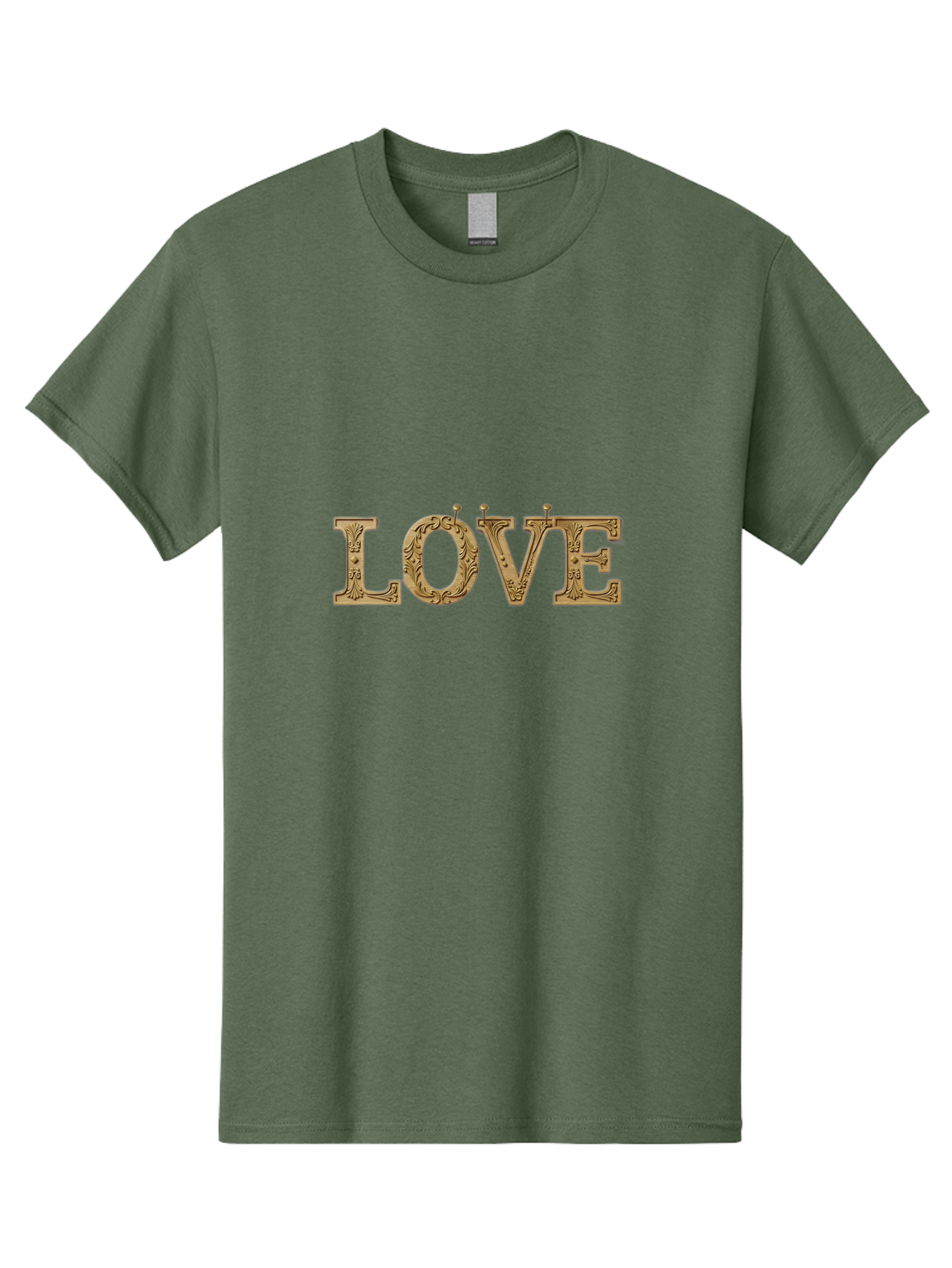 Love Men'S Graphic Tee, 100% Cotton, Comfortable Casual Summer Wear, Machine Washable, Typographic Love, Wooden Letters, Floral Patterns, Decorative Font, Vintage Love, Ornate Design, Romantic Typography, Love Lettering, Decorative Text Bad283