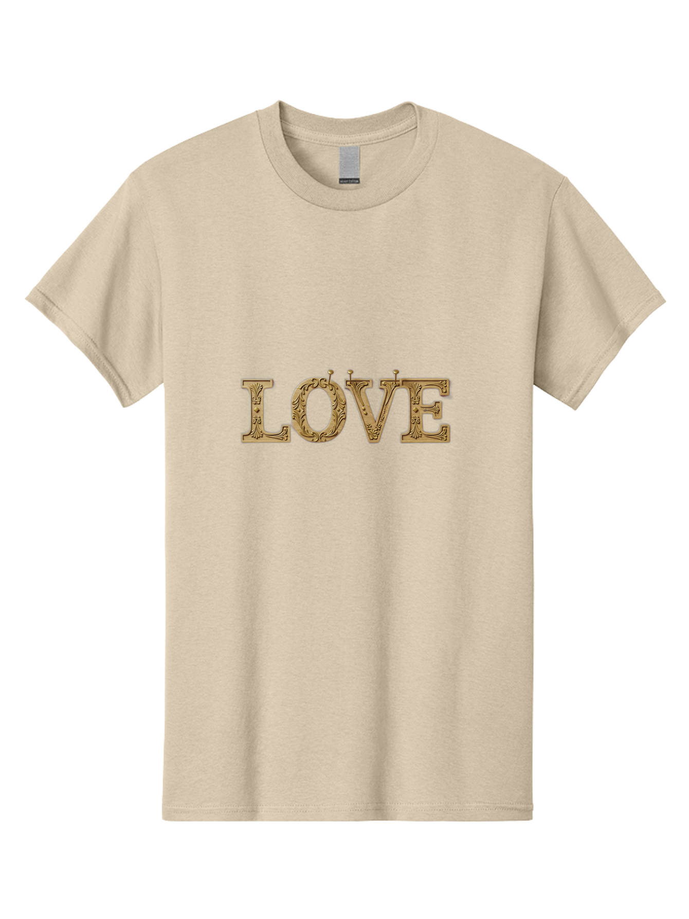 Love Men'S Graphic Tee, 100% Cotton, Comfortable Casual Summer Wear, Machine Washable, Typographic Love, Wooden Letters, Floral Patterns, Decorative Font, Vintage Love, Ornate Design, Romantic Typography, Love Lettering, Decorative Text Bad283