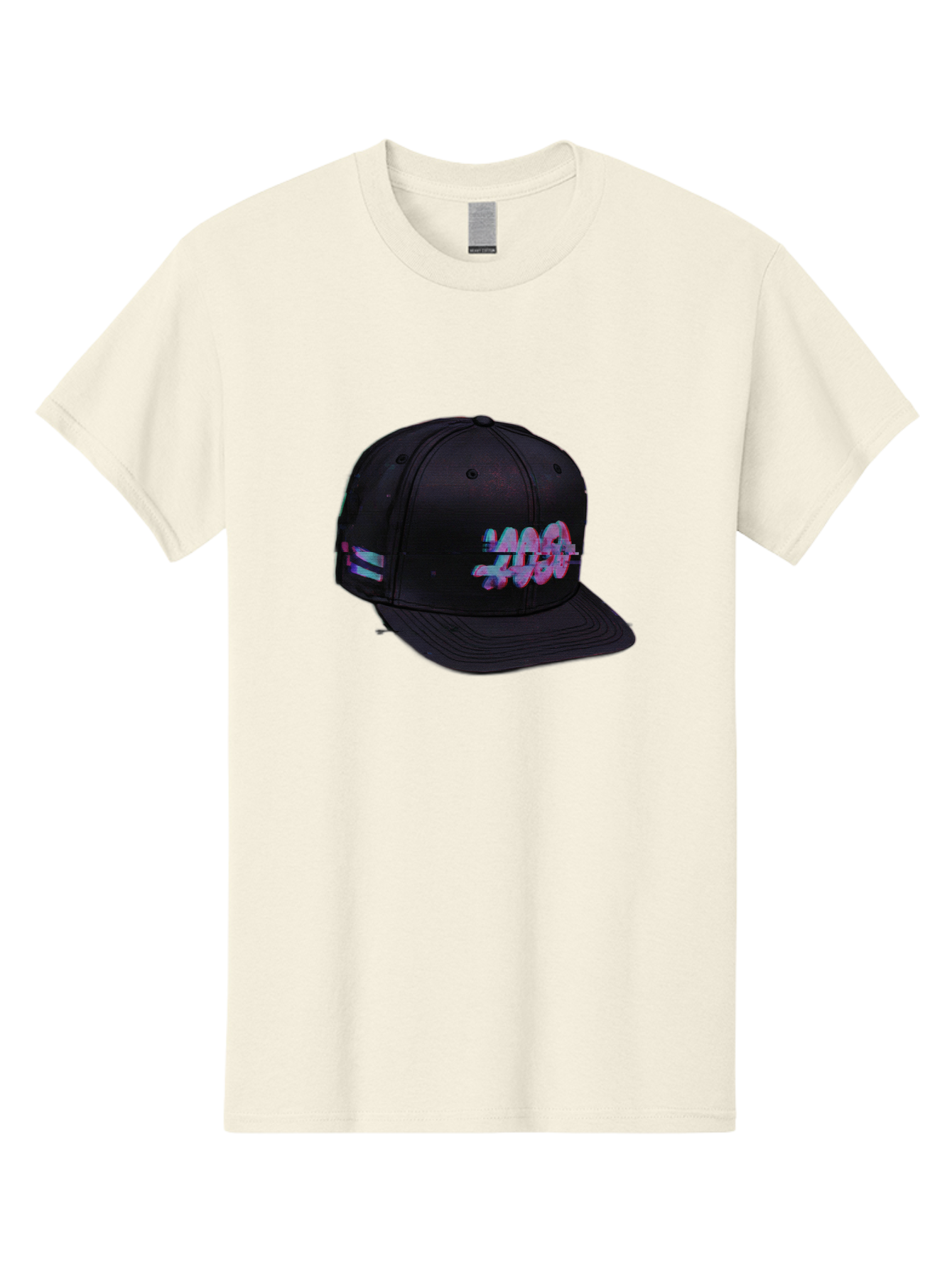 Mad-Club Men'S Graphic Tee, 100% Cotton, Comfortable Casual Summer Wear, Machine Washable, Nasa Baseball Cap, Black Hat, Space Agency Logo, Pastel Colors, Futuristic Design, Streetwear Fashion, Casual Style, Trendy Accessory Bad288