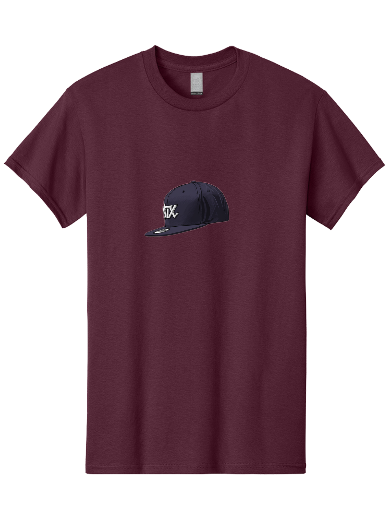 Ntx-Baseball-Cap Men'S Graphic Tee, 100% Cotton, Comfortable Casual Summer Wear, Machine Washable, Ntx Logo, Baseball Cap, Navy Blue Cap, White Logo, Sports Apparel, Streetwear Fashion, Casual Wear, Hat With Logo Bad377