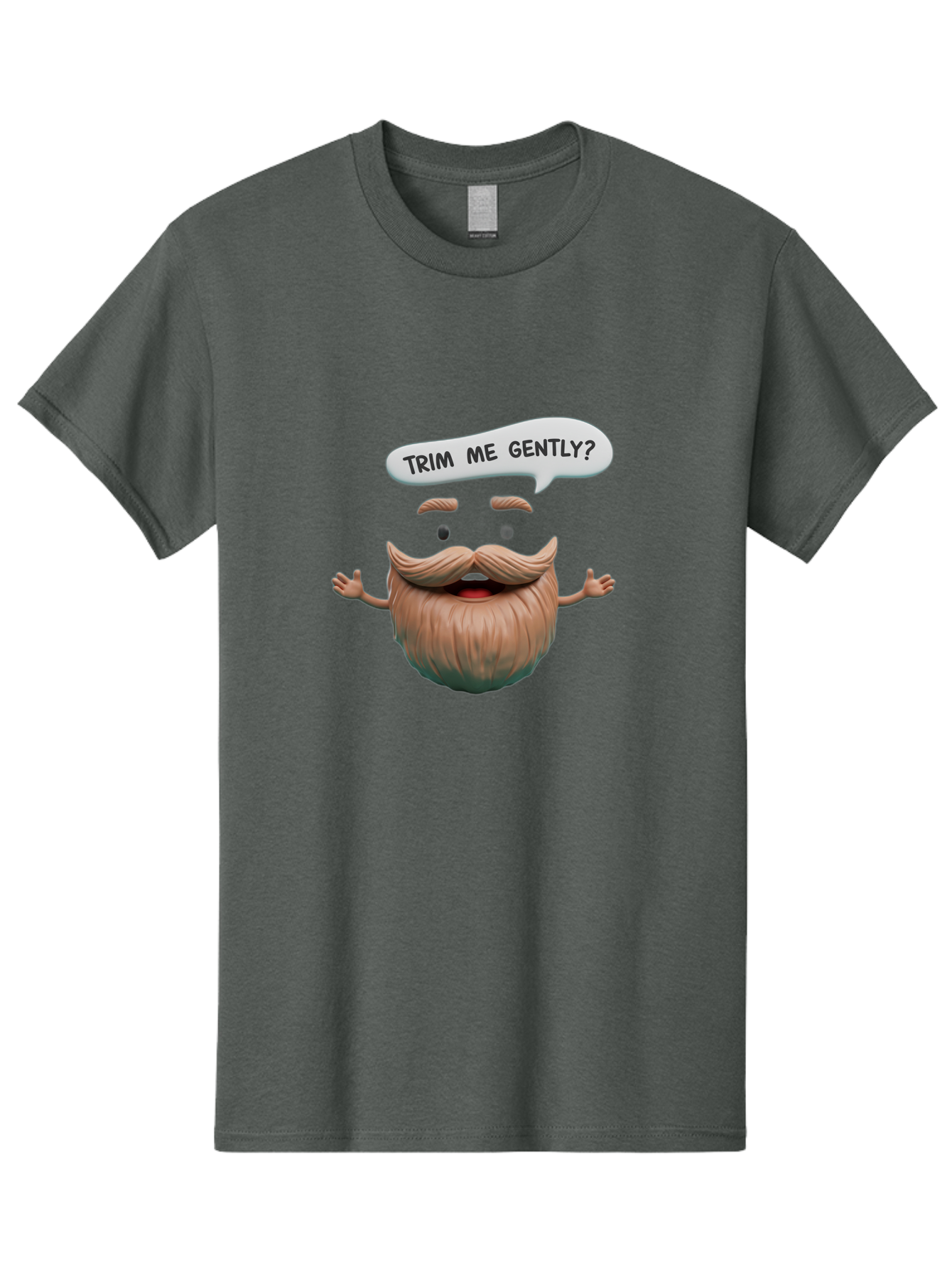 Onion-With-Mustache Men'S Graphic Tee, 100% Cotton, Comfortable Casual Summer Wear, Machine Washable, Onion With A Face, Humorous Illustration, Cartoon Character, Funny Vegetable, Whimsical Design, Quirky Art, Beard And Mustache, Bad383