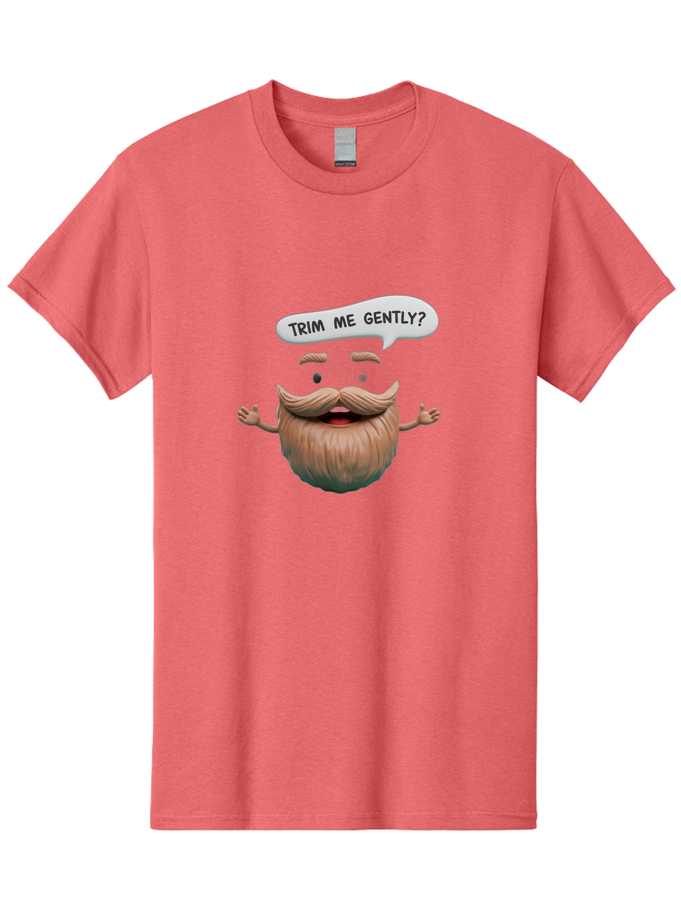 Onion-With-Mustache Men'S Graphic Tee, 100% Cotton, Comfortable Casual Summer Wear, Machine Washable, Onion With A Face, Humorous Illustration, Cartoon Character, Funny Vegetable, Whimsical Design, Quirky Art, Beard And Mustache, Bad383