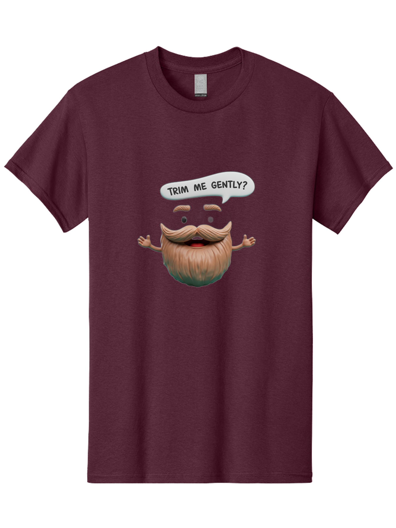 Onion-With-Mustache Men'S Graphic Tee, 100% Cotton, Comfortable Casual Summer Wear, Machine Washable, Onion With A Face, Humorous Illustration, Cartoon Character, Funny Vegetable, Whimsical Design, Quirky Art, Beard And Mustache, Bad383