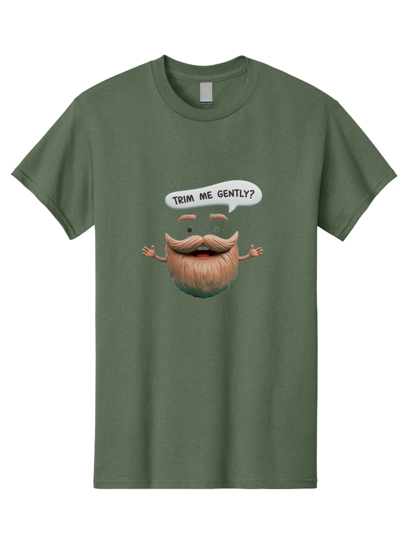 Onion-With-Mustache Men'S Graphic Tee, 100% Cotton, Comfortable Casual Summer Wear, Machine Washable, Onion With A Face, Humorous Illustration, Cartoon Character, Funny Vegetable, Whimsical Design, Quirky Art, Beard And Mustache, Bad383
