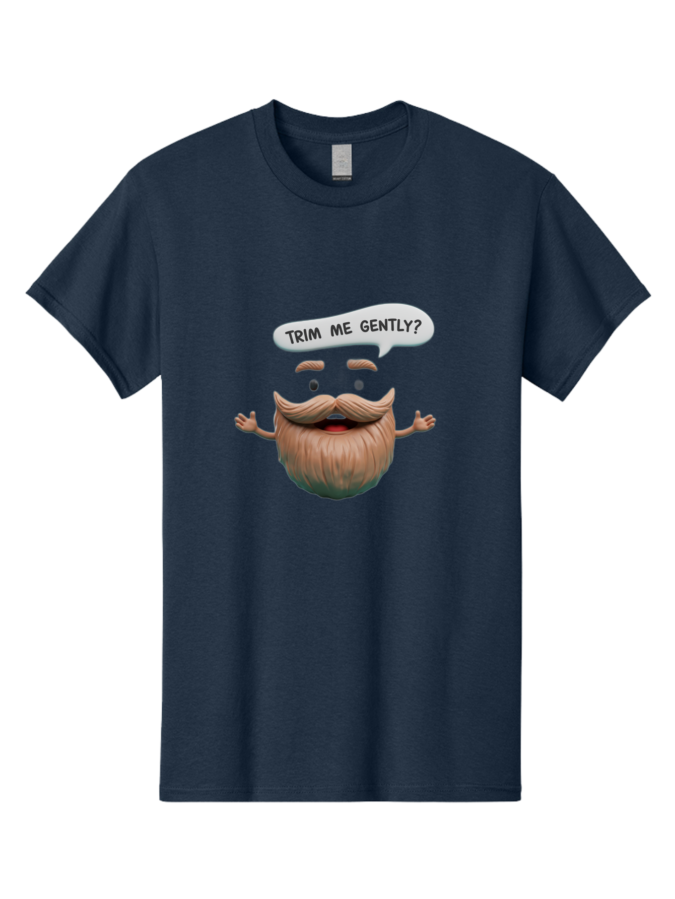 Onion-With-Mustache Men'S Graphic Tee, 100% Cotton, Comfortable Casual Summer Wear, Machine Washable, Onion With A Face, Humorous Illustration, Cartoon Character, Funny Vegetable, Whimsical Design, Quirky Art, Beard And Mustache, Bad383