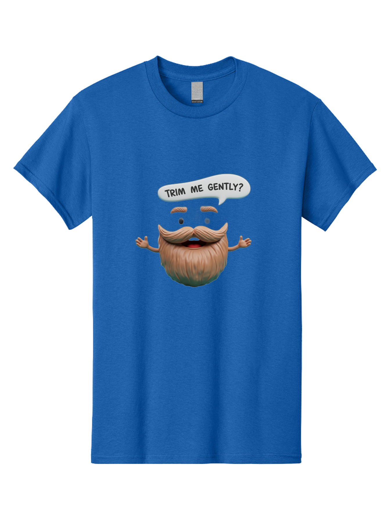 Onion-With-Mustache Men'S Graphic Tee, 100% Cotton, Comfortable Casual Summer Wear, Machine Washable, Onion With A Face, Humorous Illustration, Cartoon Character, Funny Vegetable, Whimsical Design, Quirky Art, Beard And Mustache, Bad383