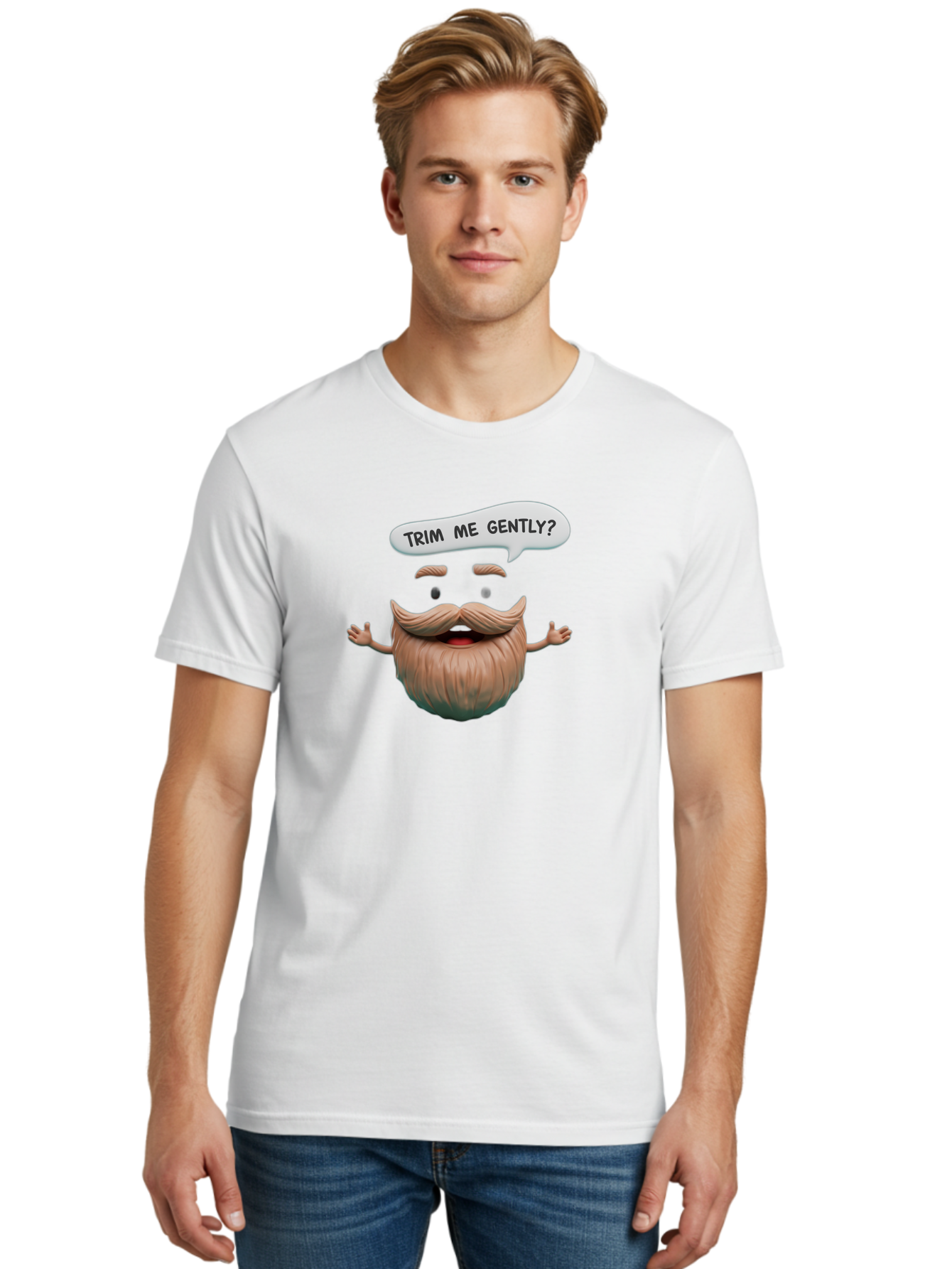 Onion-With-Mustache Men'S Graphic Tee, 100% Cotton, Comfortable Casual Summer Wear, Machine Washable, Onion With A Face, Humorous Illustration, Cartoon Character, Funny Vegetable, Whimsical Design, Quirky Art, Beard And Mustache, Bad383