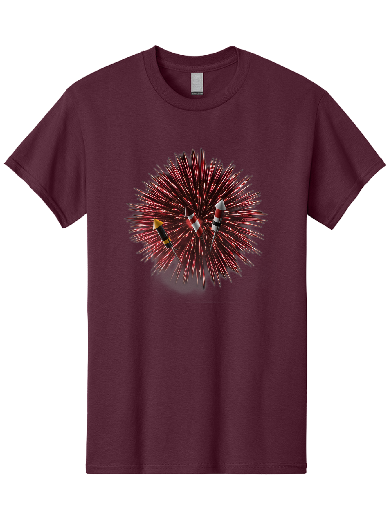 Party-Poppers Men'S Graphic Tee, 100% Cotton, Comfortable Casual Summer Wear, Machine Washable, Porcupine With Quills, 3 Arrows Stuck, Wildlife, Animal Defense, Prickly Creature, Hunting Scene, Wildlife Photography, Quill Attack Bad407