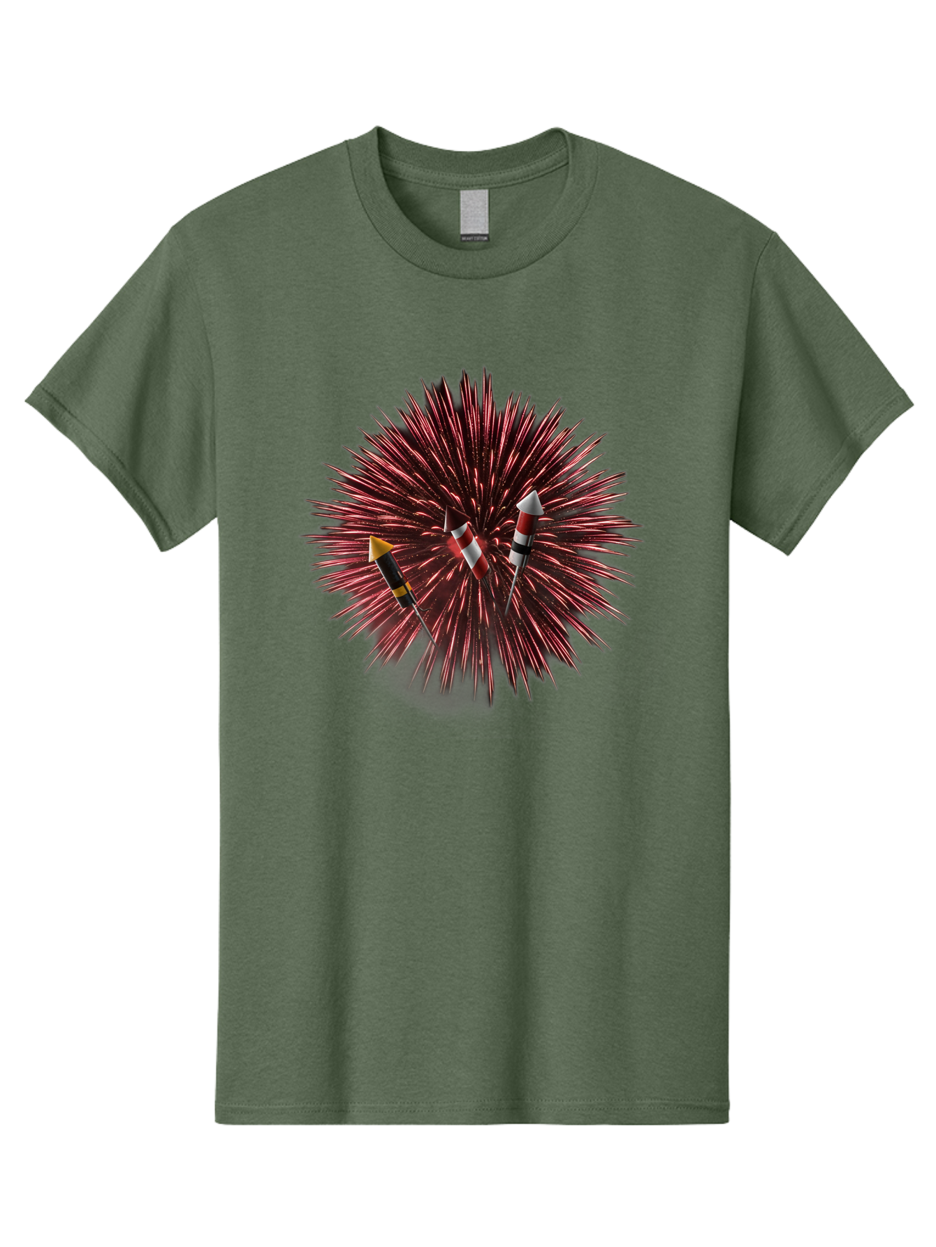 Party-Poppers Men'S Graphic Tee, 100% Cotton, Comfortable Casual Summer Wear, Machine Washable, Porcupine With Quills, 3 Arrows Stuck, Wildlife, Animal Defense, Prickly Creature, Hunting Scene, Wildlife Photography, Quill Attack Bad407