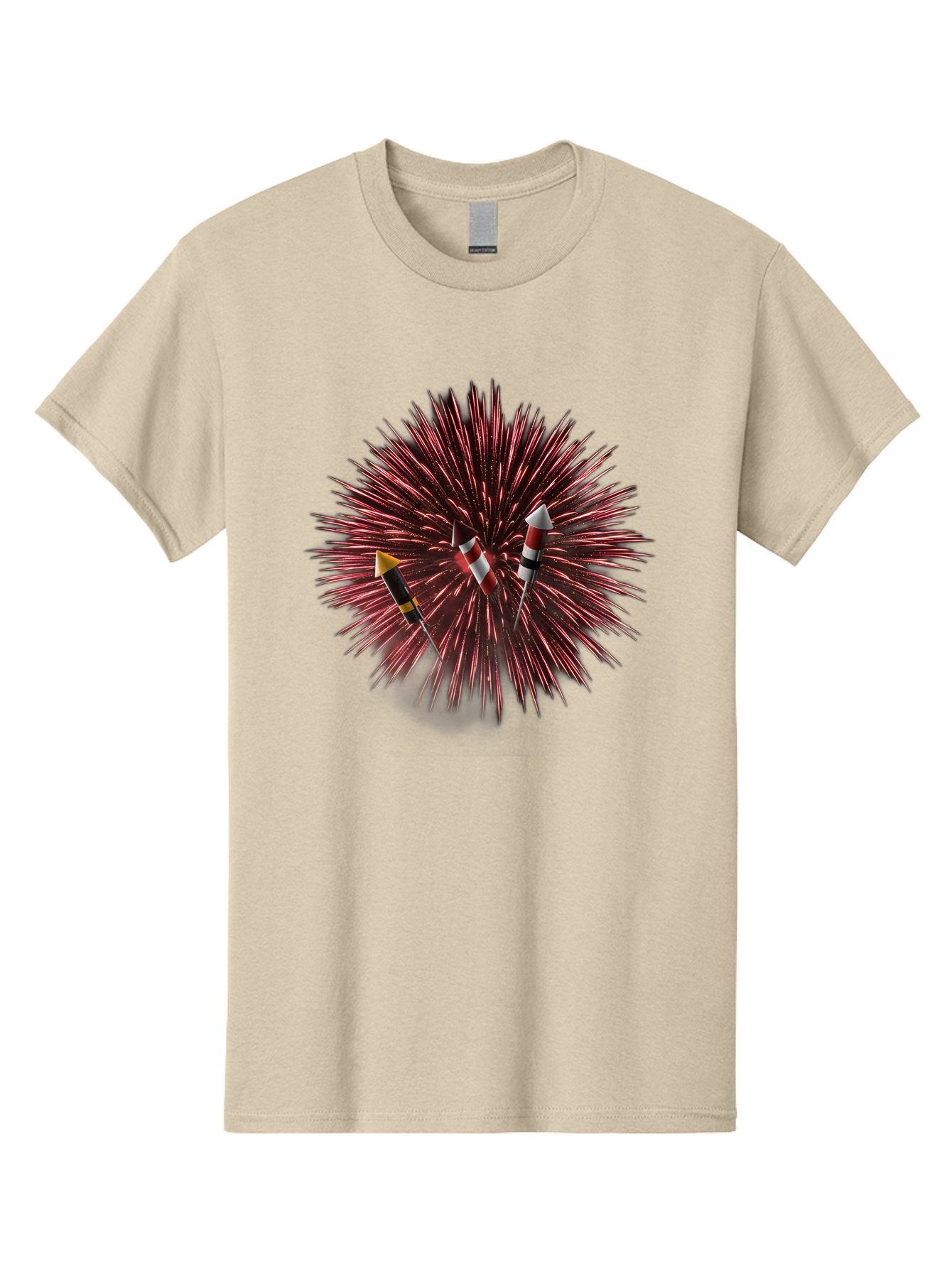 Party-Poppers Men'S Graphic Tee, 100% Cotton, Comfortable Casual Summer Wear, Machine Washable, Porcupine With Quills, 3 Arrows Stuck, Wildlife, Animal Defense, Prickly Creature, Hunting Scene, Wildlife Photography, Quill Attack Bad407