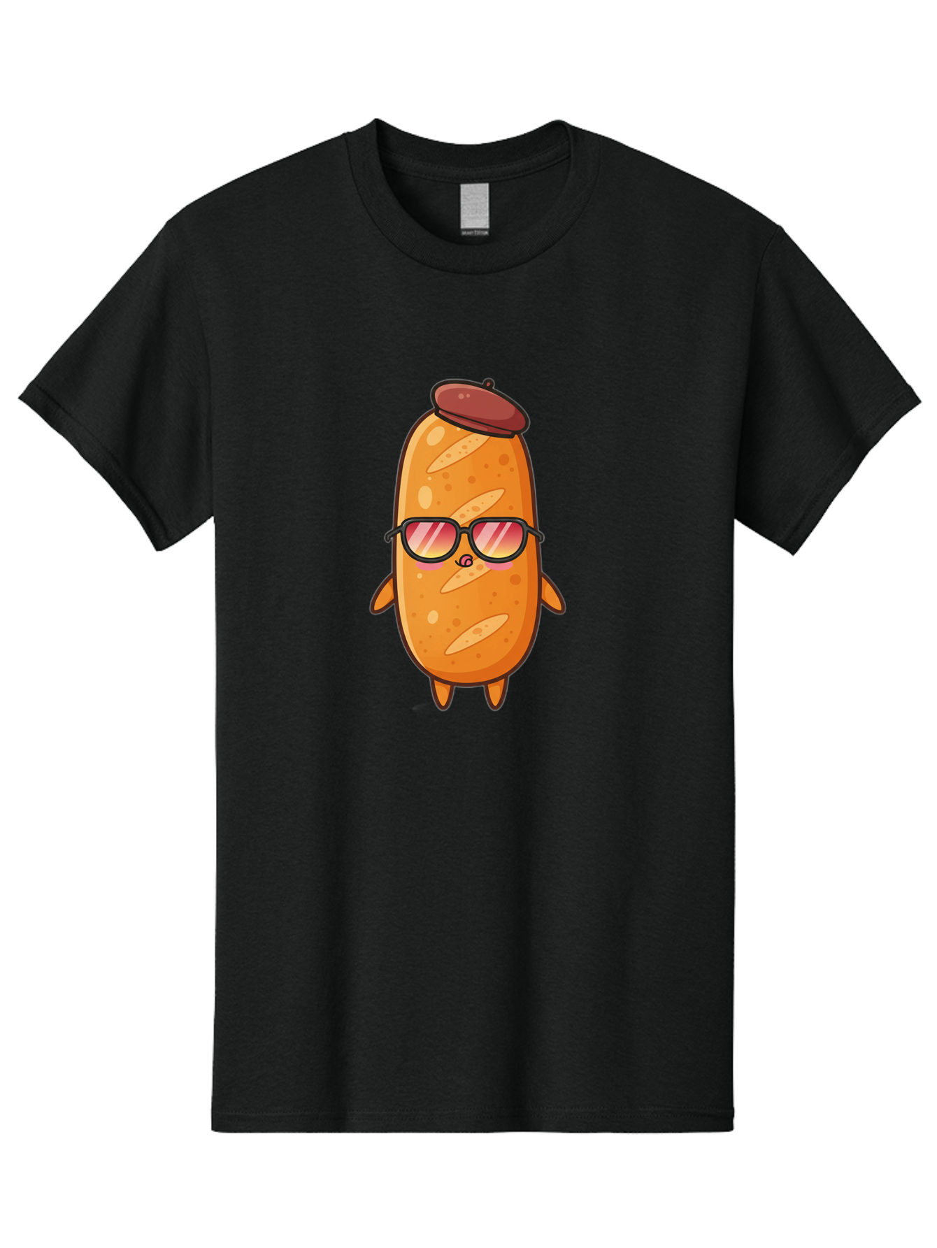 Potato-Head Men'S Graphic Tee, 100% Cotton, Comfortable Casual Summer Wear, Machine Washable, Cartoon Potato, Funny Character, Sunglasses, Hat, Kawaii Style, Cute Illustration, Mascot Design, Quirky Character, Humorous Art, Food Character, Bad453
