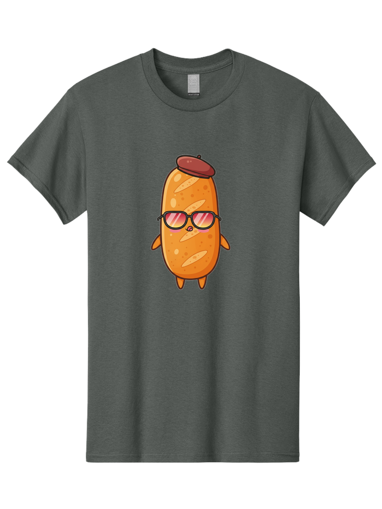 Potato-Head Men'S Graphic Tee, 100% Cotton, Comfortable Casual Summer Wear, Machine Washable, Cartoon Potato, Funny Character, Sunglasses, Hat, Kawaii Style, Cute Illustration, Mascot Design, Quirky Character, Humorous Art, Food Character, Bad453