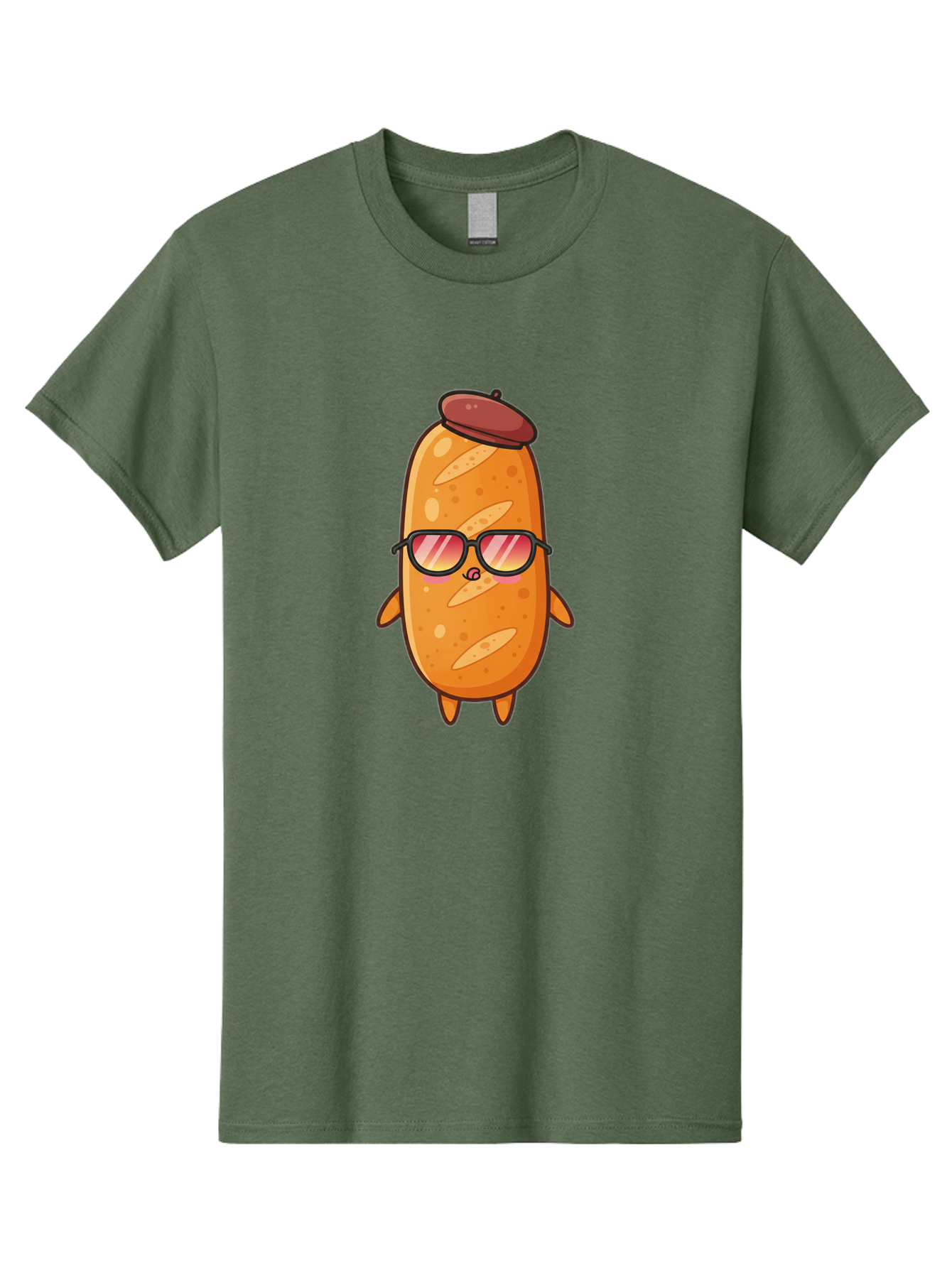 Potato-Head Men'S Graphic Tee, 100% Cotton, Comfortable Casual Summer Wear, Machine Washable, Cartoon Potato, Funny Character, Sunglasses, Hat, Kawaii Style, Cute Illustration, Mascot Design, Quirky Character, Humorous Art, Food Character, Bad453