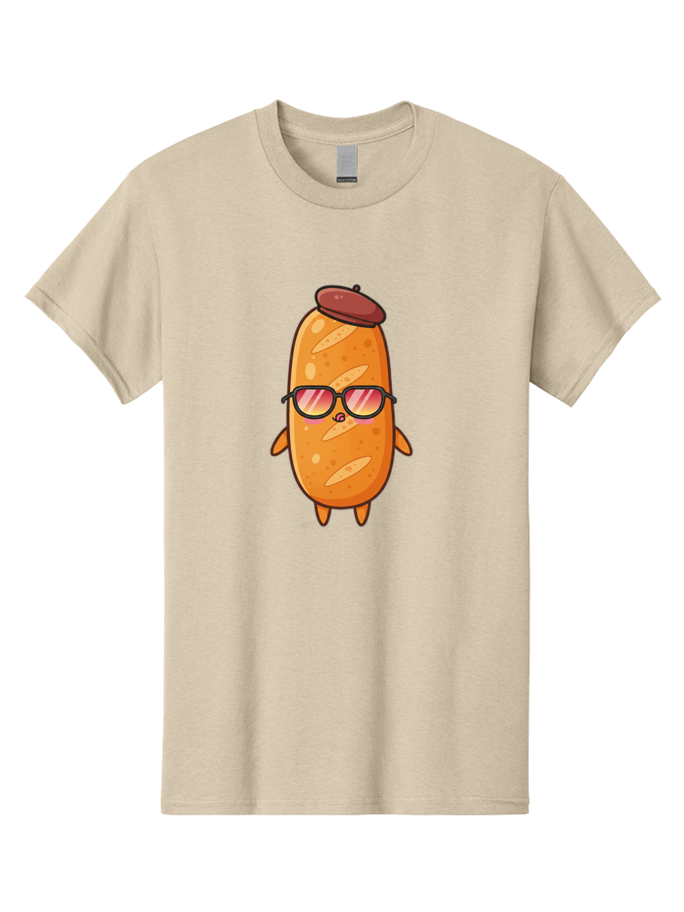 Potato-Head Men'S Graphic Tee, 100% Cotton, Comfortable Casual Summer Wear, Machine Washable, Cartoon Potato, Funny Character, Sunglasses, Hat, Kawaii Style, Cute Illustration, Mascot Design, Quirky Character, Humorous Art, Food Character, Bad453