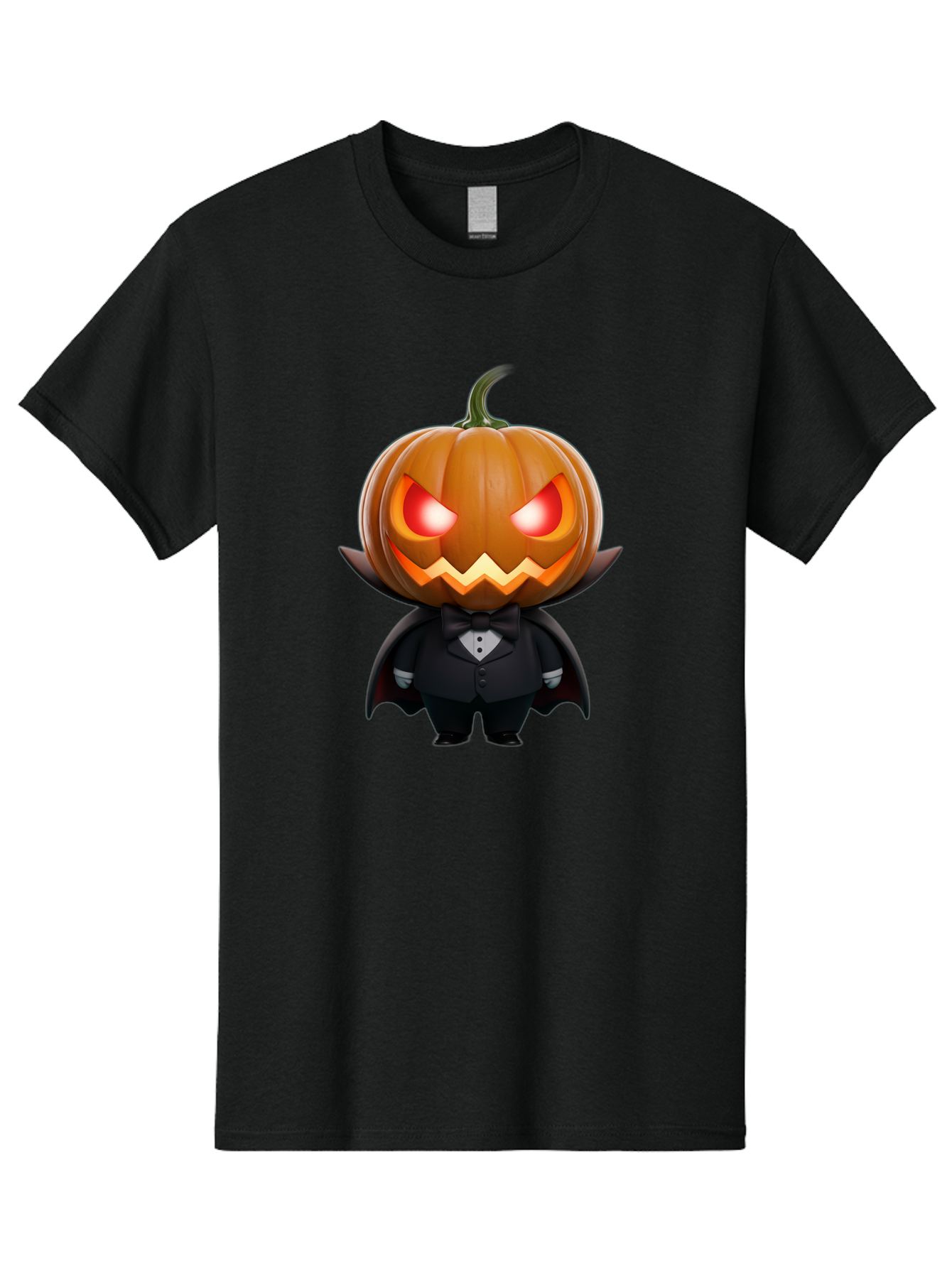 Pumpkinhead-Vampire Men'S Graphic Tee, 100% Cotton, Comfortable Casual Summer Wear, Machine Washable, Jack-O-Lantern, Vampire, Halloween, Pumpkin, Cartoon Character, Tuxedo, Horror Theme, Spooky, Funny, Costume Bad457