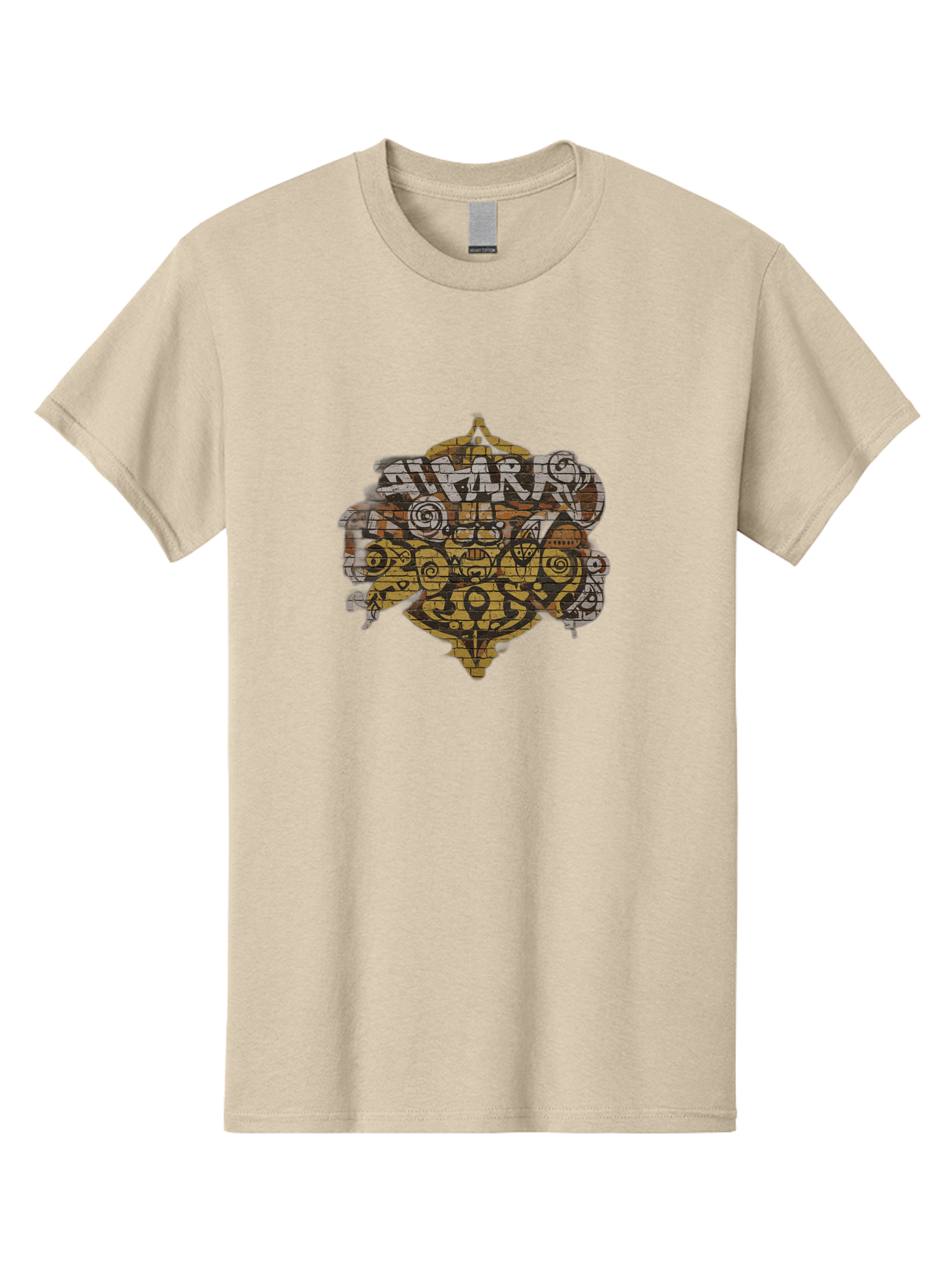 Shark Men'S Graphic Tee, 100% Cotton, Comfortable Casual Summer Wear, Machine Washable, Graffiti Art, Street Art, Urban Culture, Abstract Shapes, Bold Colors, Dynamic Composition, Graffiti Style, Street Wear Inspiration, Urban Decay, Bad534