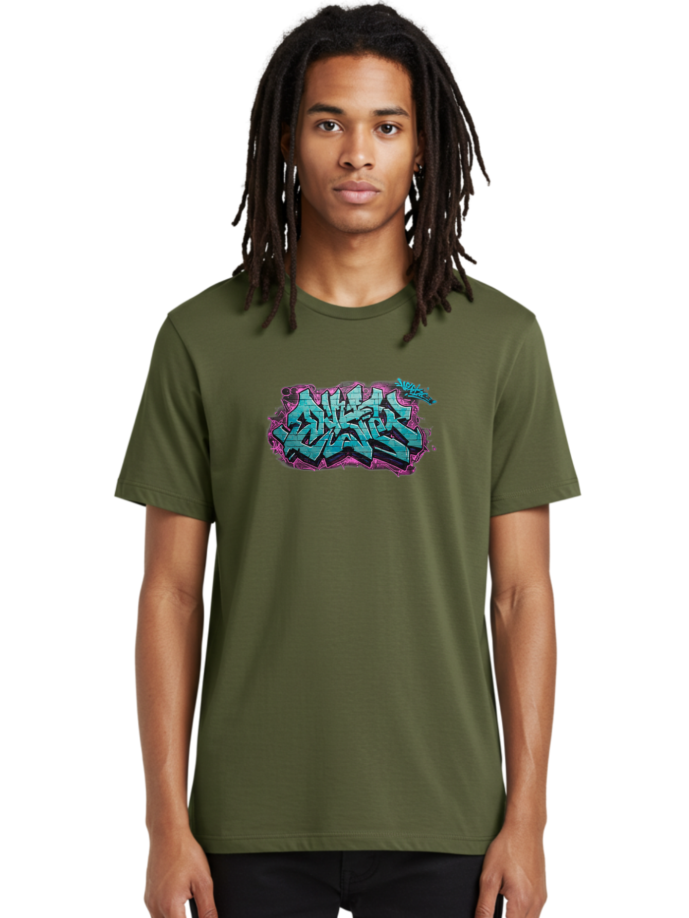 Snake Men'S Graphic Tee, 100% Cotton, Comfortable Casual Summer Wear, Machine Washable, Graffiti Art, Urban Culture, Street Art, Vibrant Colors, Dynamic Design, Bold Typography, Edgy Style, Artistic Expression Bad652