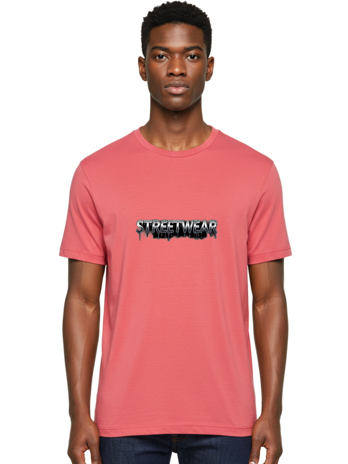 Streetwear-2 Men'S Graphic Tee, 100% Cotton, Comfortable Casual Summer Wear, Machine Washable, Urban Fashion, Street Style, Trendy Clothing, Graffiti-Inspired, Edgy Aesthetic, Modern Apparel, Streetwear Culture, Contemporary Design, Bad743