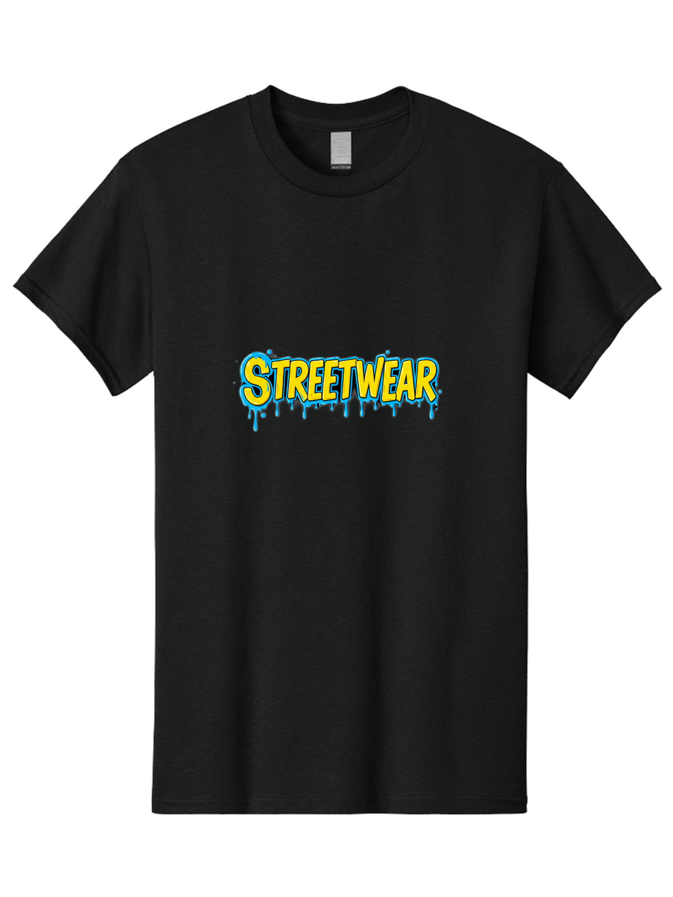 Streetwear-3 Men'S Graphic Tee, 100% Cotton, Comfortable Casual Summer Wear, Machine Washable, Graffiti Style, Streetwear Fashion, Urban Clothing, Trendy Apparel, Drip Art, Bold Typography, Vibrant Colors, Street Style Bad744