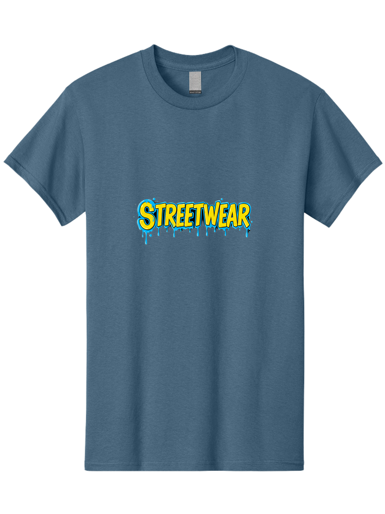 Streetwear-3 Men'S Graphic Tee, 100% Cotton, Comfortable Casual Summer Wear, Machine Washable, Graffiti Style, Streetwear Fashion, Urban Clothing, Trendy Apparel, Drip Art, Bold Typography, Vibrant Colors, Street Style Bad744