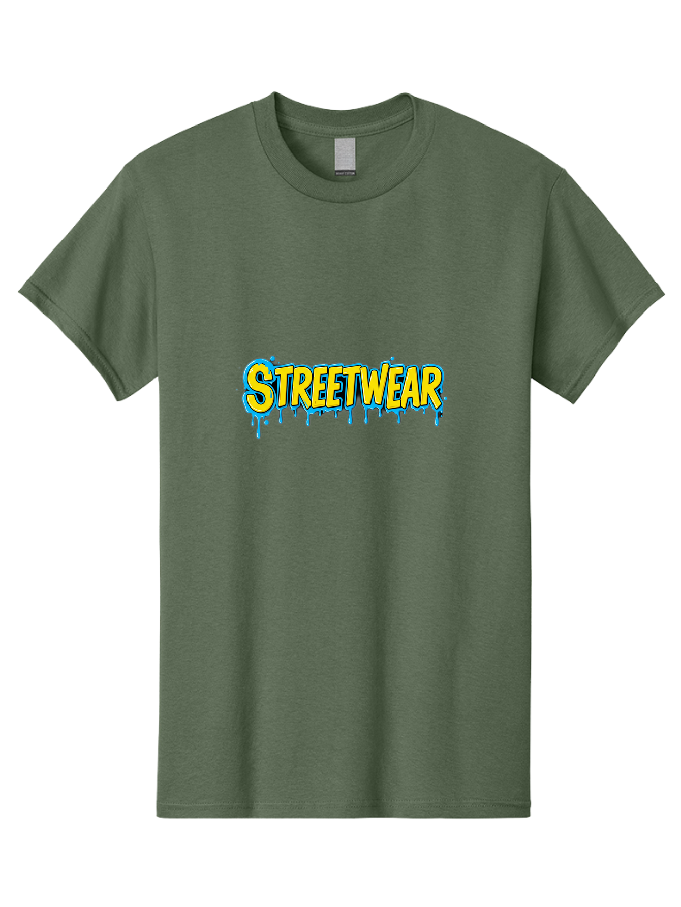 Streetwear-3 Men'S Graphic Tee, 100% Cotton, Comfortable Casual Summer Wear, Machine Washable, Graffiti Style, Streetwear Fashion, Urban Clothing, Trendy Apparel, Drip Art, Bold Typography, Vibrant Colors, Street Style Bad744