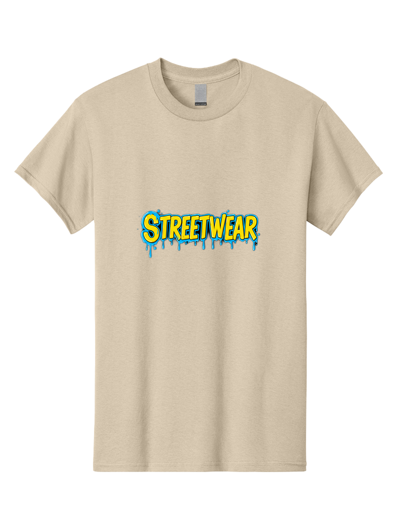 Streetwear-3 Men'S Graphic Tee, 100% Cotton, Comfortable Casual Summer Wear, Machine Washable, Graffiti Style, Streetwear Fashion, Urban Clothing, Trendy Apparel, Drip Art, Bold Typography, Vibrant Colors, Street Style Bad744