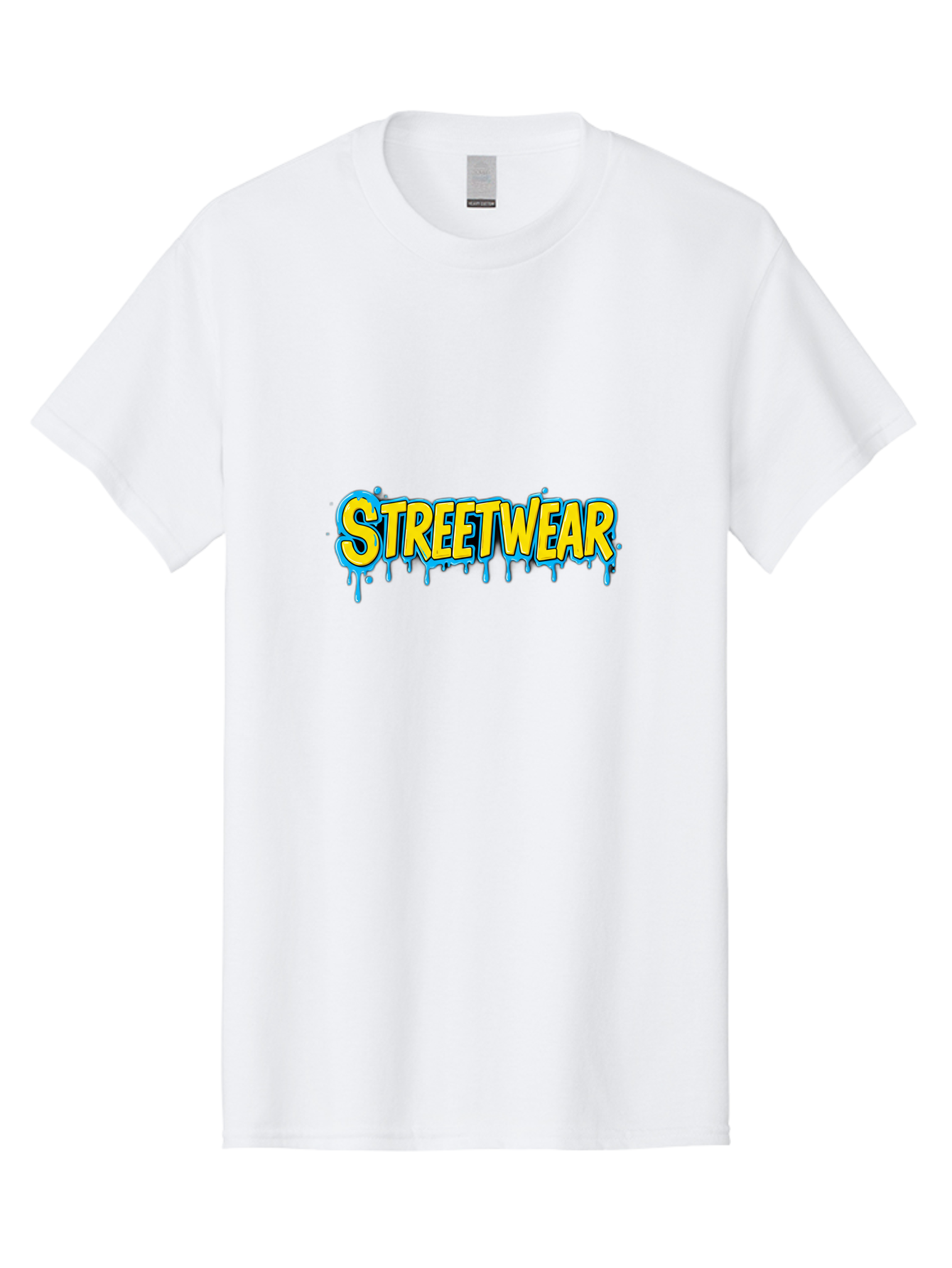 Streetwear-3 Men'S Graphic Tee, 100% Cotton, Comfortable Casual Summer Wear, Machine Washable, Graffiti Style, Streetwear Fashion, Urban Clothing, Trendy Apparel, Drip Art, Bold Typography, Vibrant Colors, Street Style Bad744