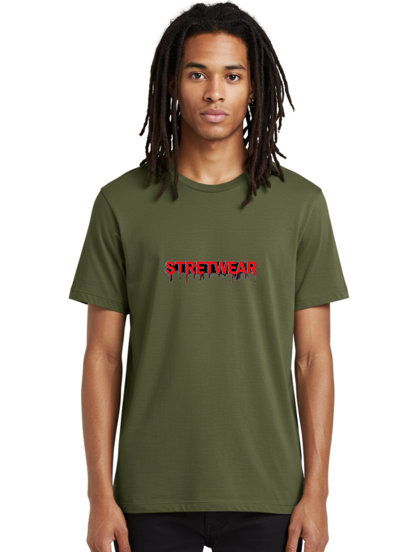 Stretwear-3 Men'S Graphic Tee, 100% Cotton, Comfortable Casual Summer Wear, Machine Washable, Streetwear Fashion, Bold Typography, Graffiti Style, Urban Clothing, Edgy Design, Trendy Apparel, Modern Street Style, Fashion Brand, Street Fashion Bad749
