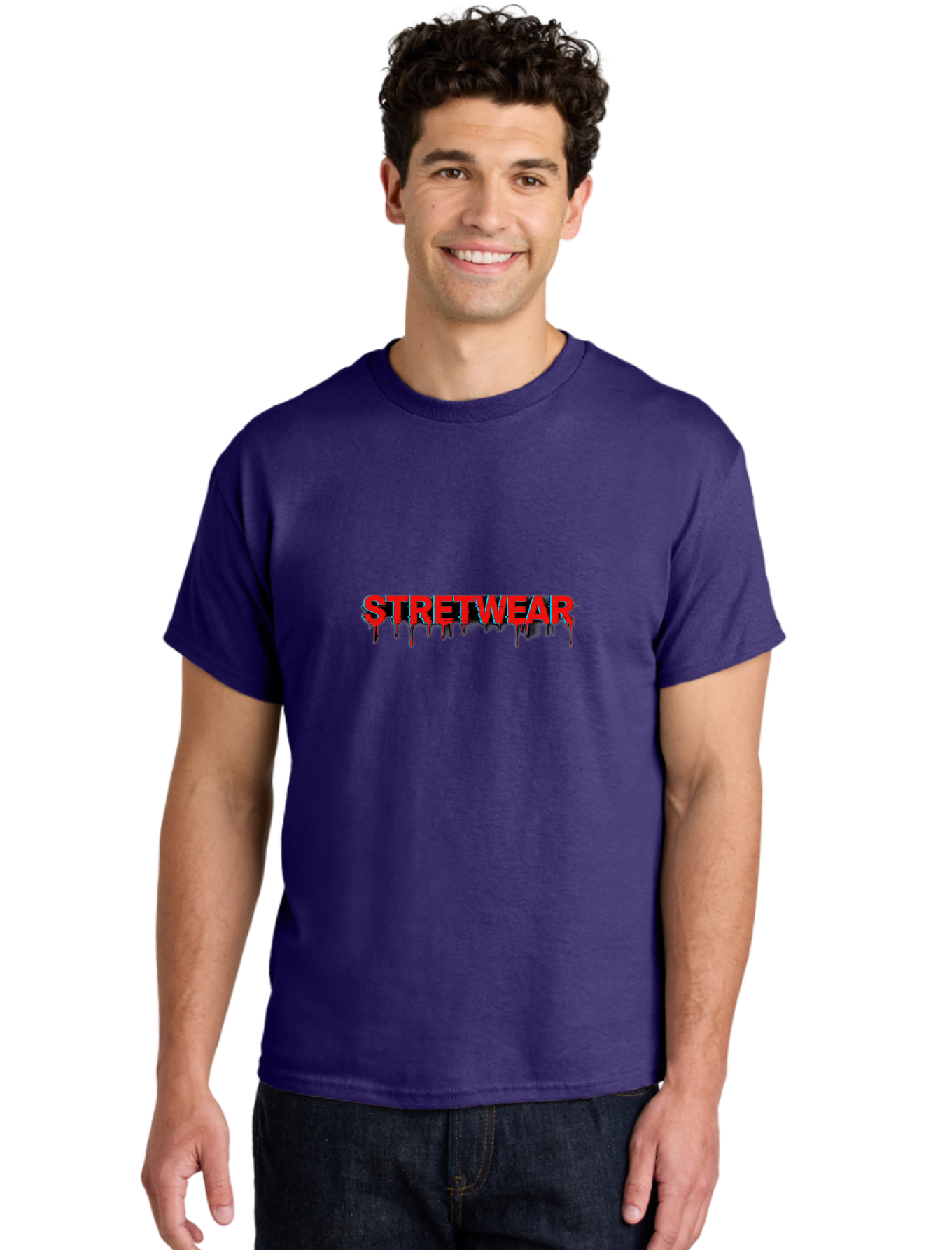 Stretwear-3 Men'S Graphic Tee, 100% Cotton, Comfortable Casual Summer Wear, Machine Washable, Streetwear Fashion, Bold Typography, Graffiti Style, Urban Clothing, Edgy Design, Trendy Apparel, Modern Street Style, Fashion Brand, Street Fashion Bad749