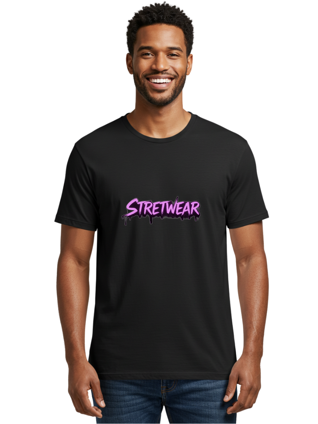 Stretwear-6 Men'S Graphic Tee, 100% Cotton, Comfortable Casual Summer Wear, Machine Washable, Streetwear Fashion, Urban Style, Graffiti Art, Pink Graffiti, Street Culture, Trendy Clothing, Bold Graphics, Edgy Design Bad752