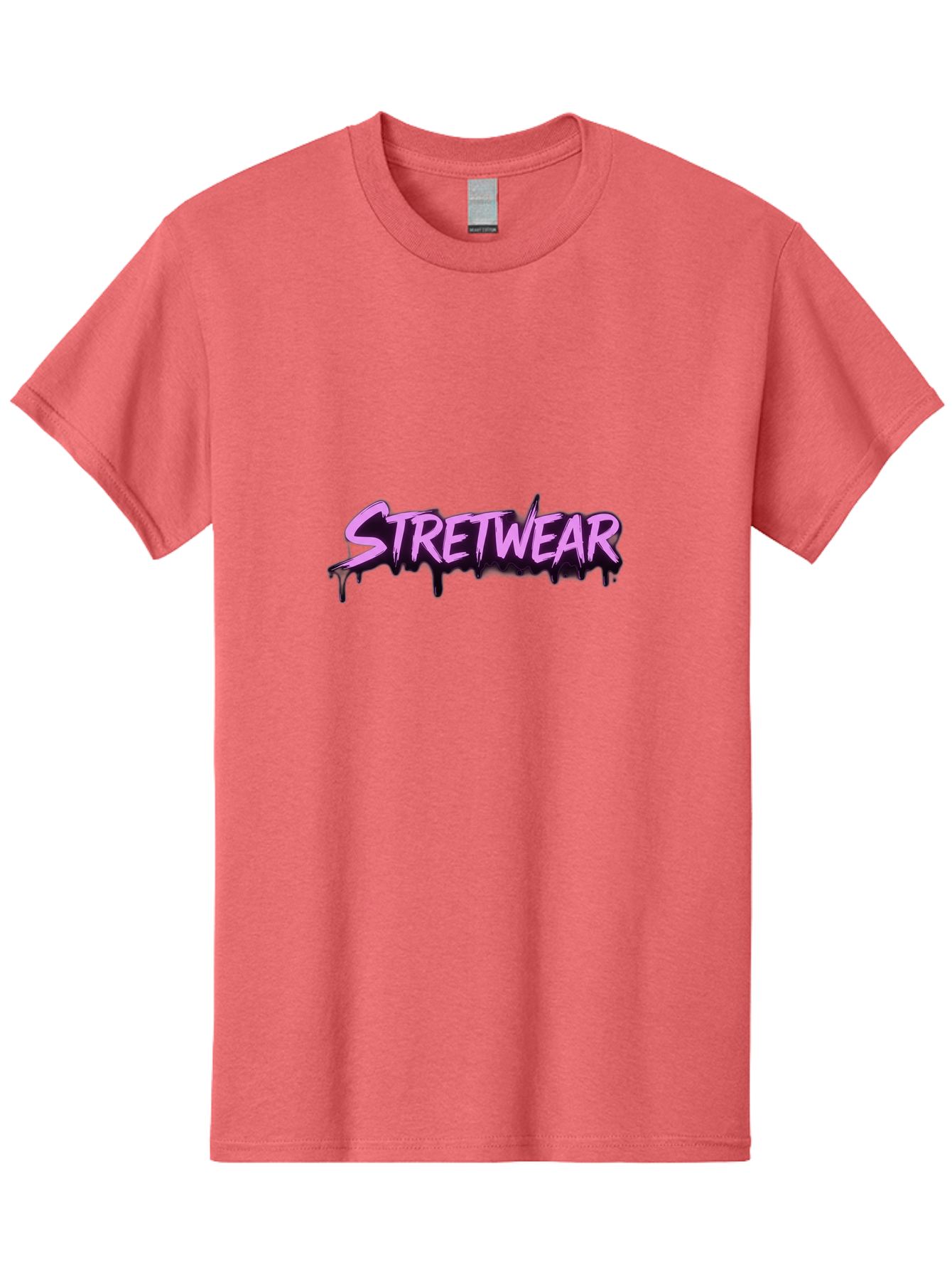Stretwear-6 Men'S Graphic Tee, 100% Cotton, Comfortable Casual Summer Wear, Machine Washable, Streetwear Fashion, Urban Style, Graffiti Art, Pink Graffiti, Street Culture, Trendy Clothing, Bold Graphics, Edgy Design Bad752