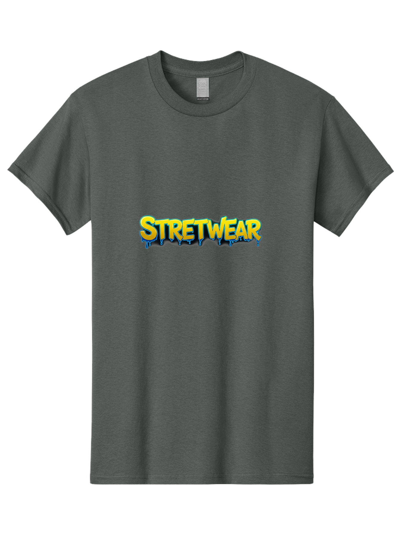 Stretwear-8 Men'S Graphic Tee, 100% Cotton, Comfortable Casual Summer Wear, Machine Washable, Streetwear Fashion, Graffiti Style, Urban Clothing, Bold Typography, Vibrant Colors, Edgy Aesthetic, Street Style, Trendy Fashion, Youth Culture Bad754