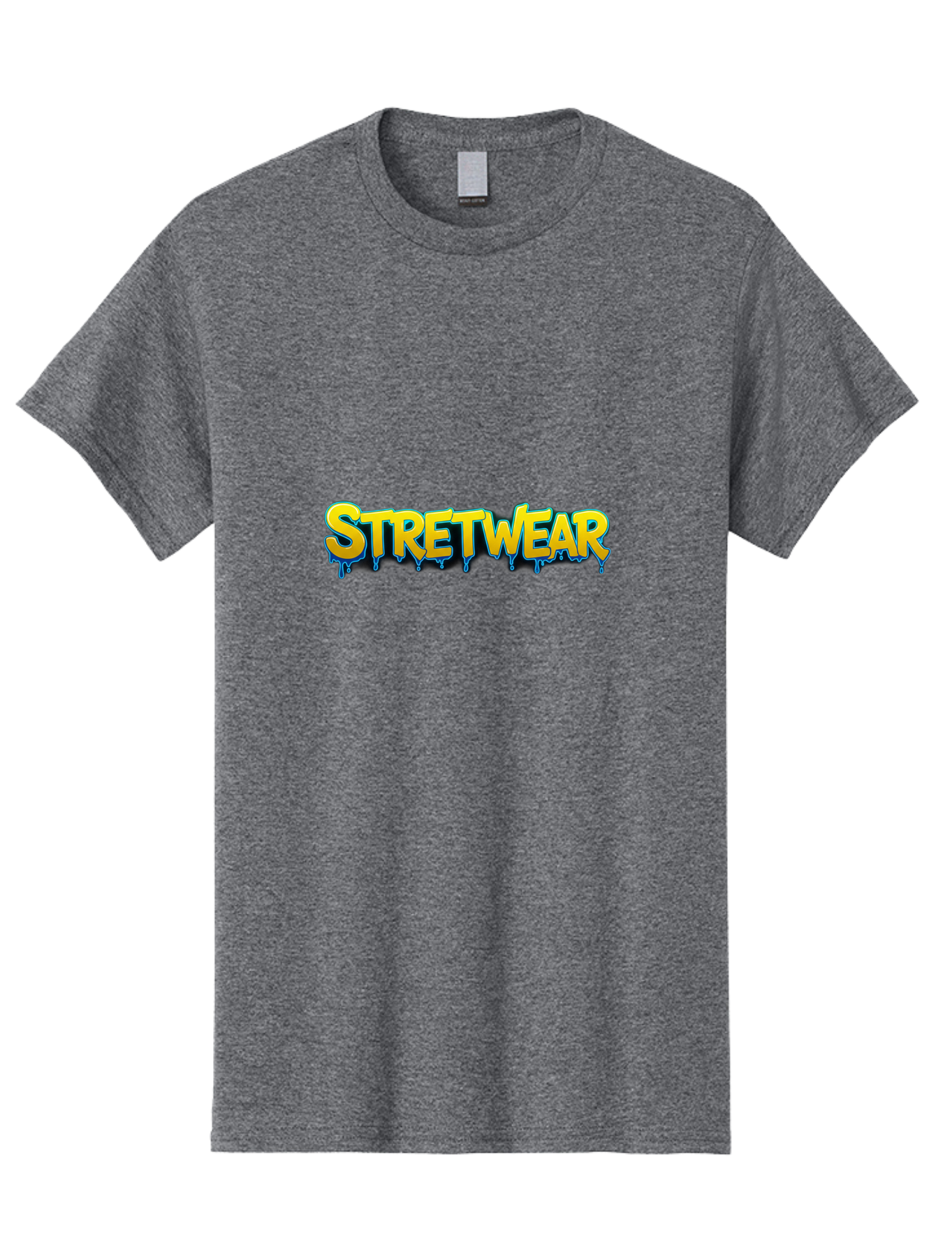 Stretwear-8 Men'S Graphic Tee, 100% Cotton, Comfortable Casual Summer Wear, Machine Washable, Streetwear Fashion, Graffiti Style, Urban Clothing, Bold Typography, Vibrant Colors, Edgy Aesthetic, Street Style, Trendy Fashion, Youth Culture Bad754
