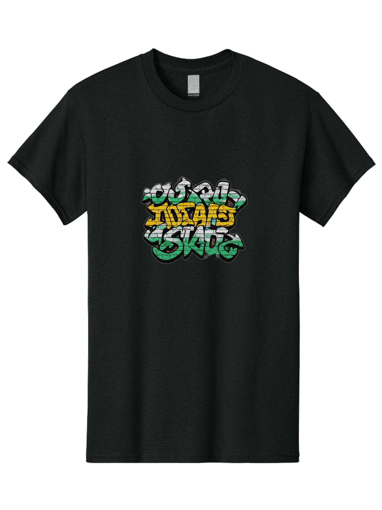 Suic-Society-Sk8 Men'S Graphic Tee, 100% Cotton, Comfortable Casual Summer Wear, Machine Washable, Graffiti Art, Street Art, Urban Culture, Graffiti Style, Vibrant Colors, Bold Typography, Edgy Design, Youth Culture, Creative Expression Bad794