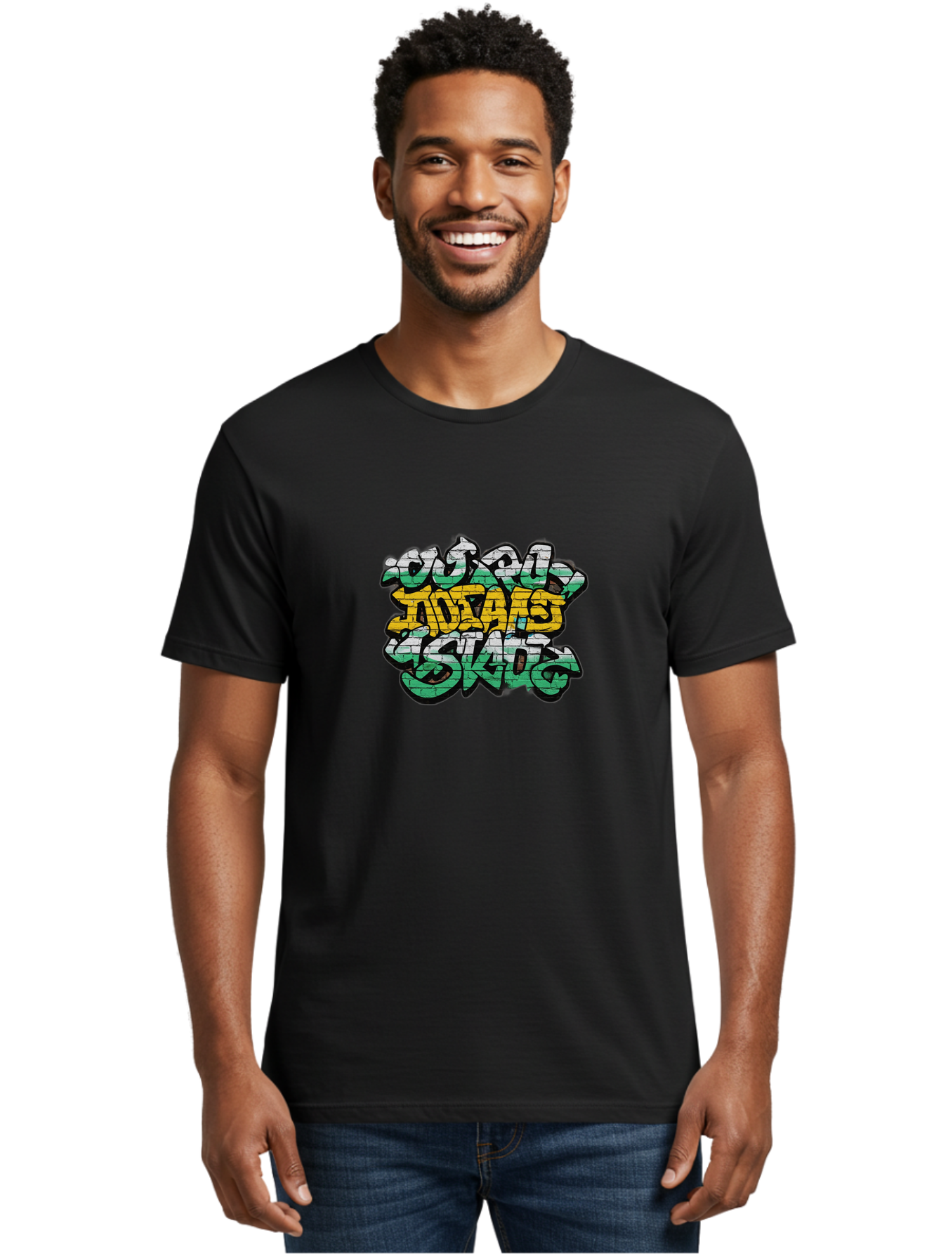 Suic-Society-Sk8 Men'S Graphic Tee, 100% Cotton, Comfortable Casual Summer Wear, Machine Washable, Graffiti Art, Street Art, Urban Culture, Graffiti Style, Vibrant Colors, Bold Typography, Edgy Design, Youth Culture, Creative Expression Bad794