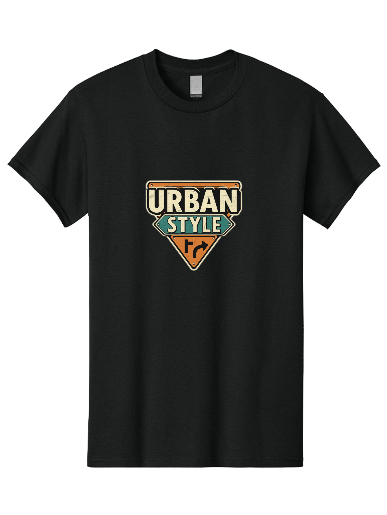 Urban-Style Men'S Graphic Tee, 100% Cotton, Comfortable Casual Summer Wear, Machine Washable, Urban Street Style, Modern Design, Street Signs, Trendy Graphics, Urban Fashion, City Vibe, Edgy Look, Stylish Logos Bad878
