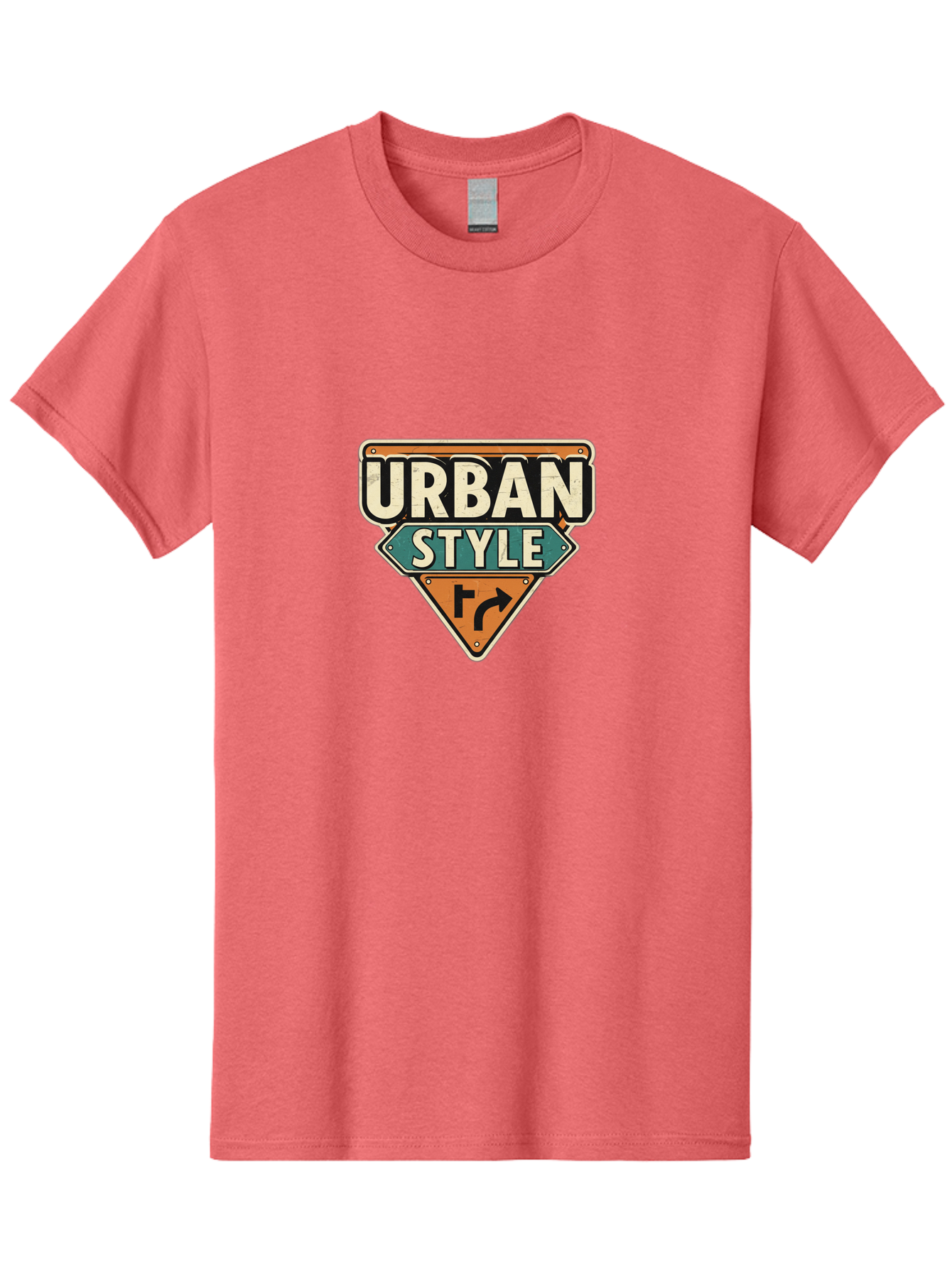Urban-Style Men'S Graphic Tee, 100% Cotton, Comfortable Casual Summer Wear, Machine Washable, Urban Street Style, Modern Design, Street Signs, Trendy Graphics, Urban Fashion, City Vibe, Edgy Look, Stylish Logos Bad878
