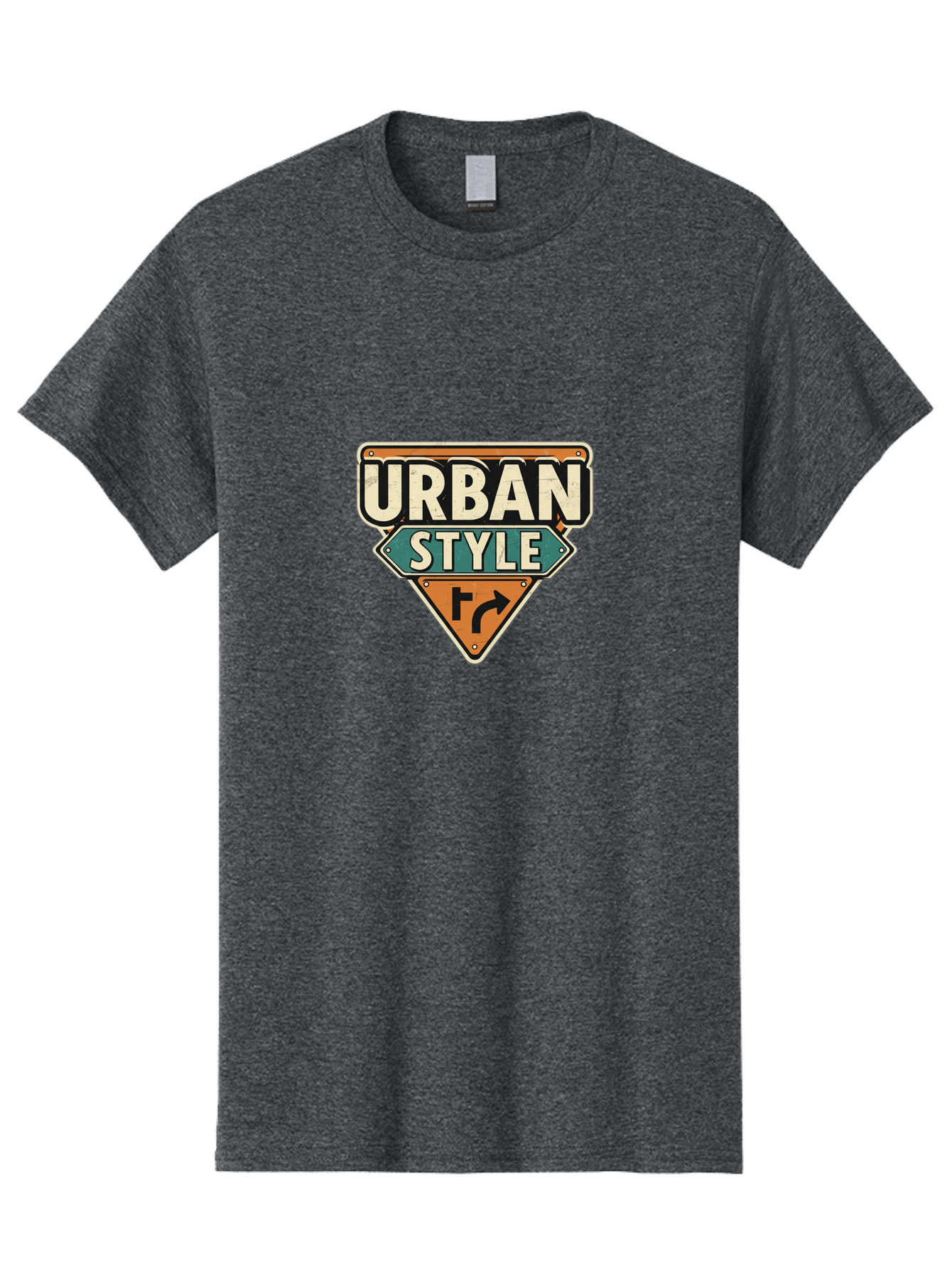 Urban-Style Men'S Graphic Tee, 100% Cotton, Comfortable Casual Summer Wear, Machine Washable, Urban Street Style, Modern Design, Street Signs, Trendy Graphics, Urban Fashion, City Vibe, Edgy Look, Stylish Logos Bad878