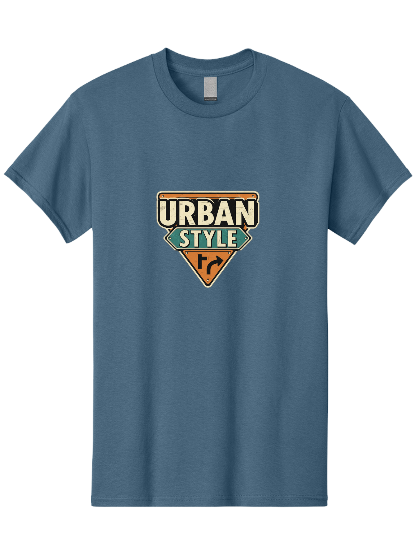 Urban-Style Men'S Graphic Tee, 100% Cotton, Comfortable Casual Summer Wear, Machine Washable, Urban Street Style, Modern Design, Street Signs, Trendy Graphics, Urban Fashion, City Vibe, Edgy Look, Stylish Logos Bad878