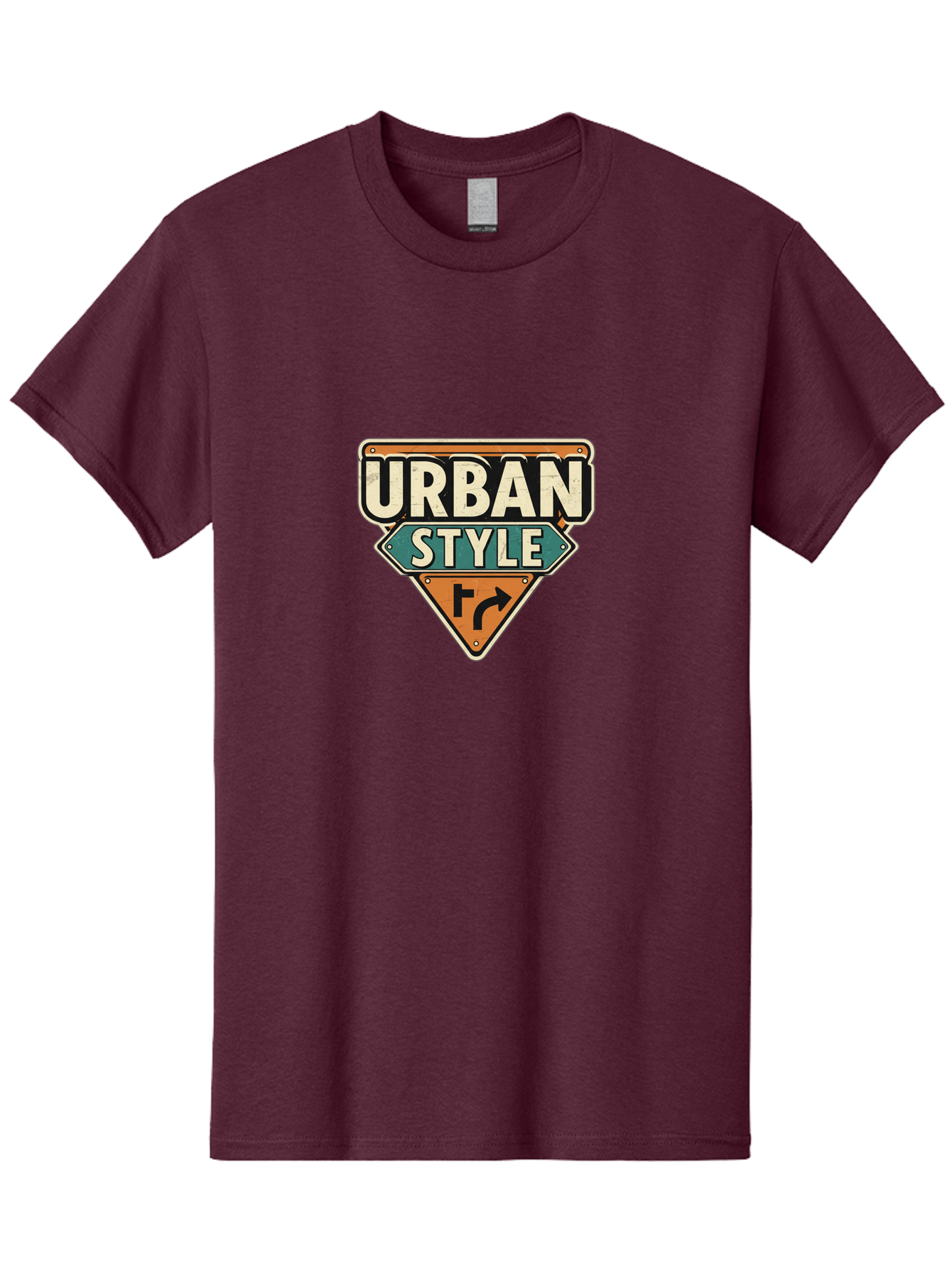 Urban-Style Men'S Graphic Tee, 100% Cotton, Comfortable Casual Summer Wear, Machine Washable, Urban Street Style, Modern Design, Street Signs, Trendy Graphics, Urban Fashion, City Vibe, Edgy Look, Stylish Logos Bad878