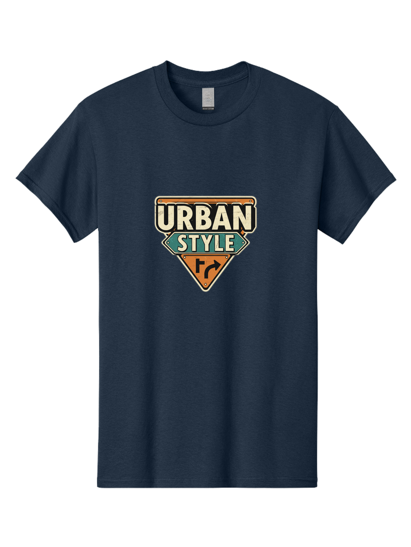 Urban-Style Men'S Graphic Tee, 100% Cotton, Comfortable Casual Summer Wear, Machine Washable, Urban Street Style, Modern Design, Street Signs, Trendy Graphics, Urban Fashion, City Vibe, Edgy Look, Stylish Logos Bad878
