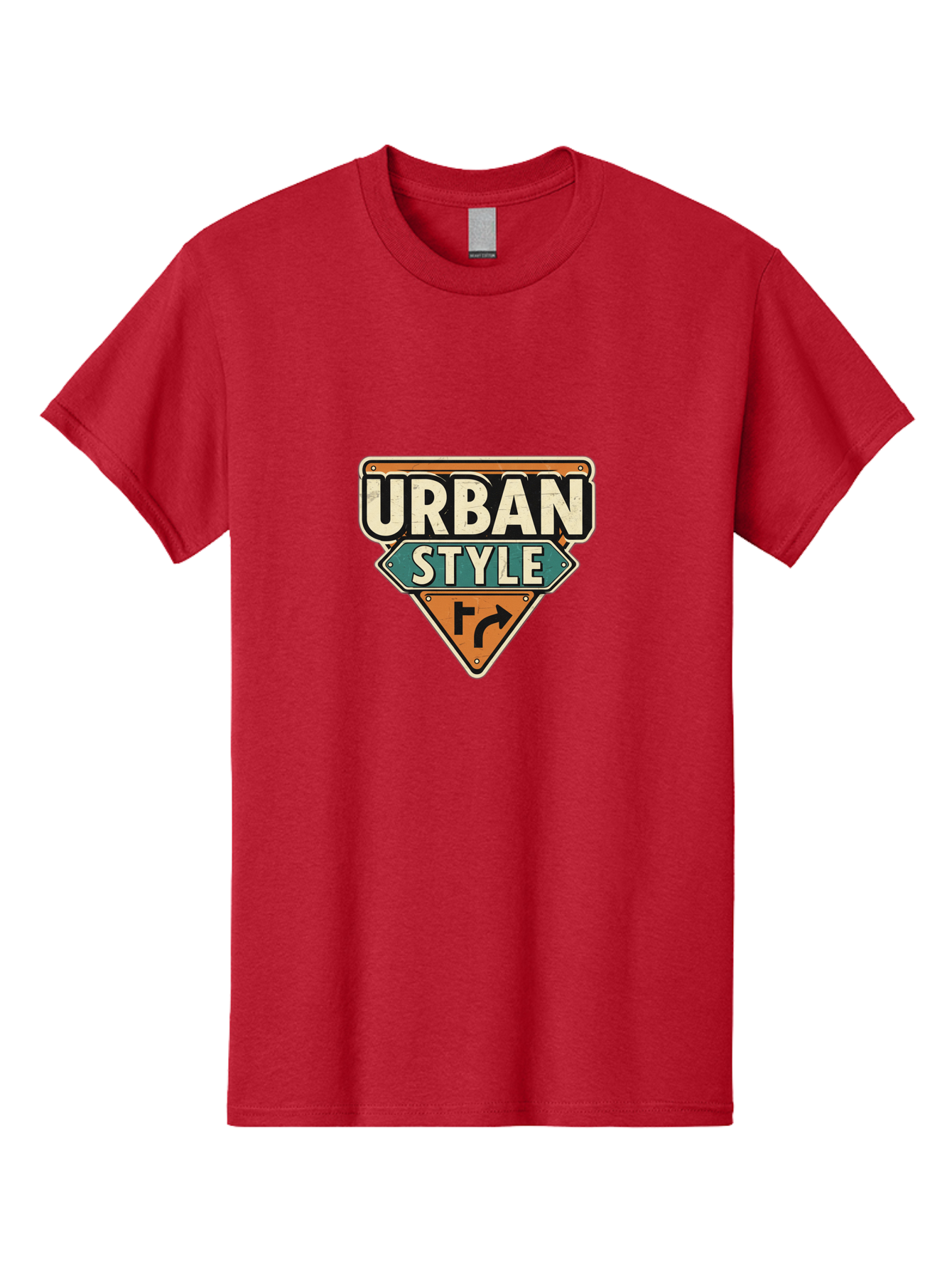 Urban-Style Men'S Graphic Tee, 100% Cotton, Comfortable Casual Summer Wear, Machine Washable, Urban Street Style, Modern Design, Street Signs, Trendy Graphics, Urban Fashion, City Vibe, Edgy Look, Stylish Logos Bad878