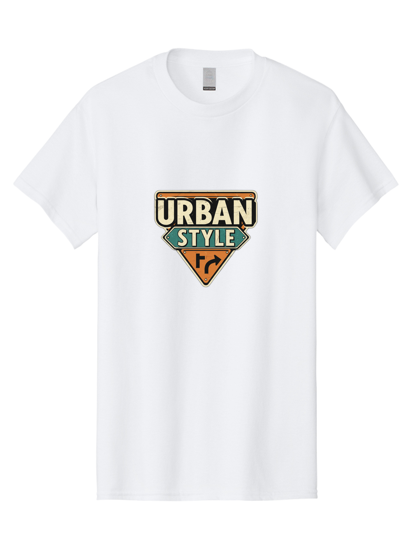 Urban-Style Men'S Graphic Tee, 100% Cotton, Comfortable Casual Summer Wear, Machine Washable, Urban Street Style, Modern Design, Street Signs, Trendy Graphics, Urban Fashion, City Vibe, Edgy Look, Stylish Logos Bad878