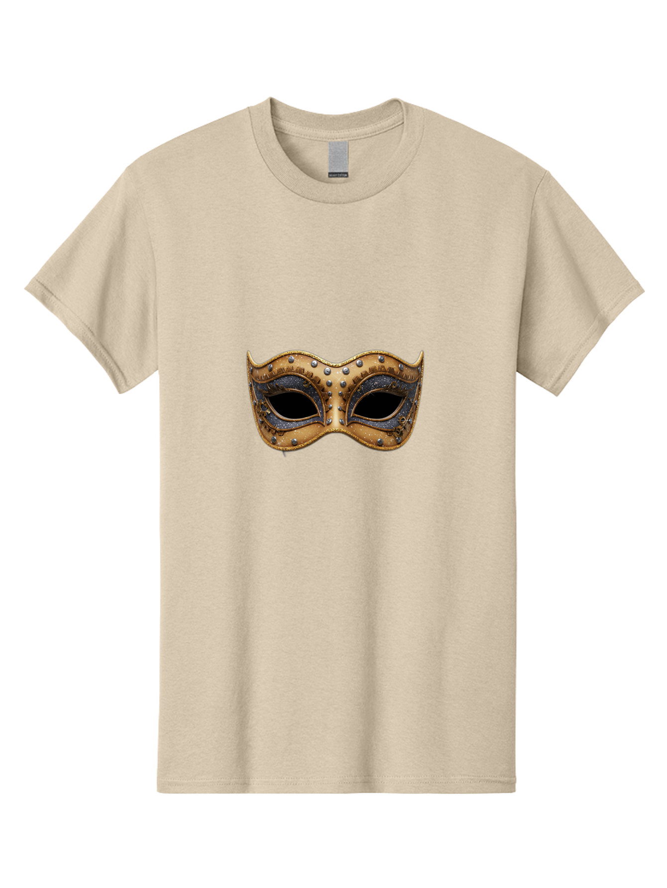 Venetian-Mask-5 Men'S Graphic Tee, 100% Cotton, Comfortable Casual Summer Wear, Machine Washable, Leather Mask, Decorative Mask, Masquerade Ball, Costume Accessory, Rhinestone Embellishments, Eye Cover, Fashion Statement, Luxury Design, Bad892