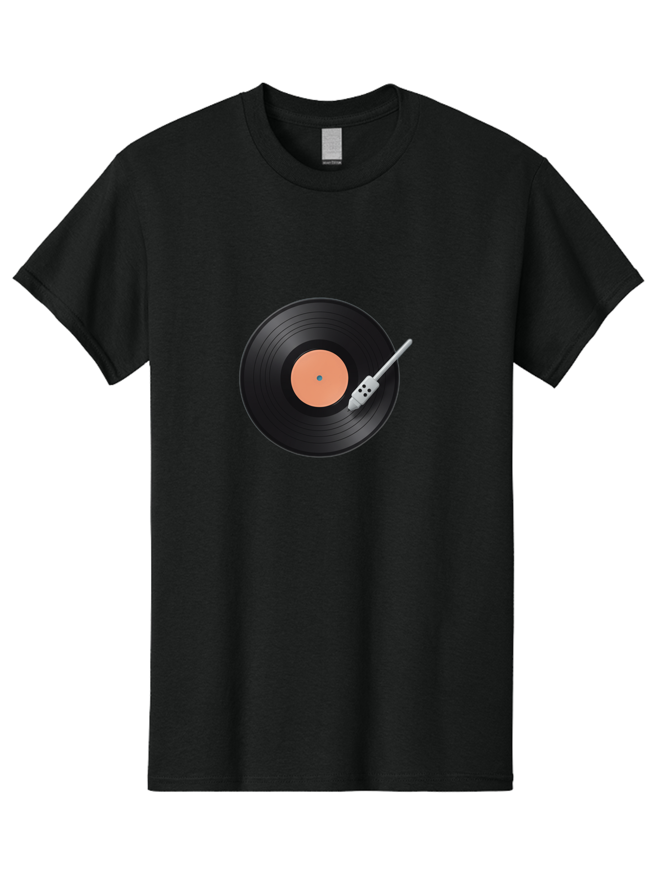 Vinyl-Record-1 Men'S Graphic Tee, 100% Cotton, Comfortable Casual Summer Wear, Machine Washable, Vinyl Record Player, Record Playing, Music Lover, Vinyl Collector, Retro Music, Nostalgic Sound, Classic Tunes, Analog Music, Turntable, Bad896