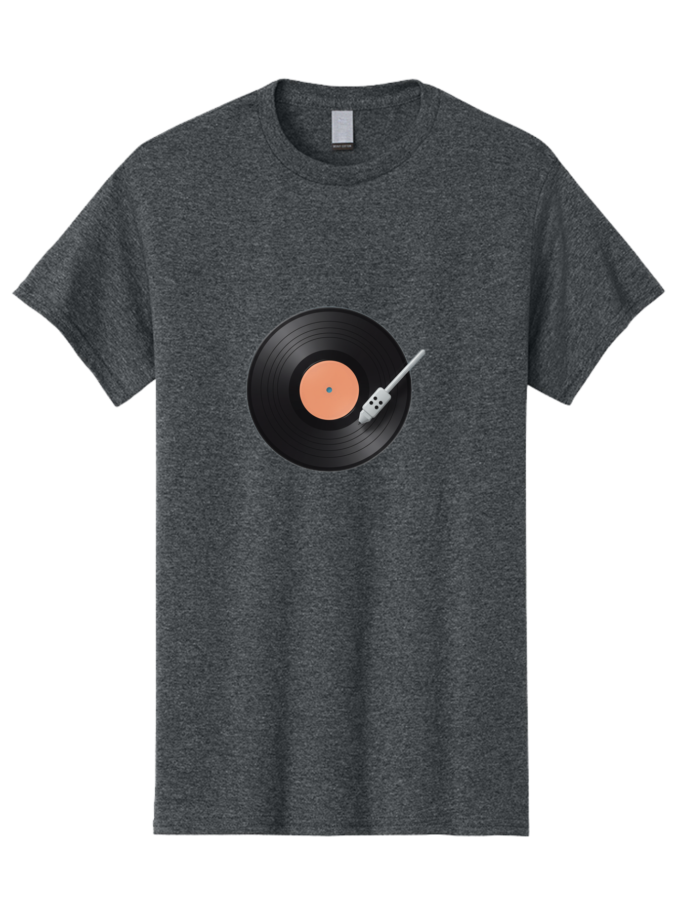 Vinyl-Record-1 Men'S Graphic Tee, 100% Cotton, Comfortable Casual Summer Wear, Machine Washable, Vinyl Record Player, Record Playing, Music Lover, Vinyl Collector, Retro Music, Nostalgic Sound, Classic Tunes, Analog Music, Turntable, Bad896