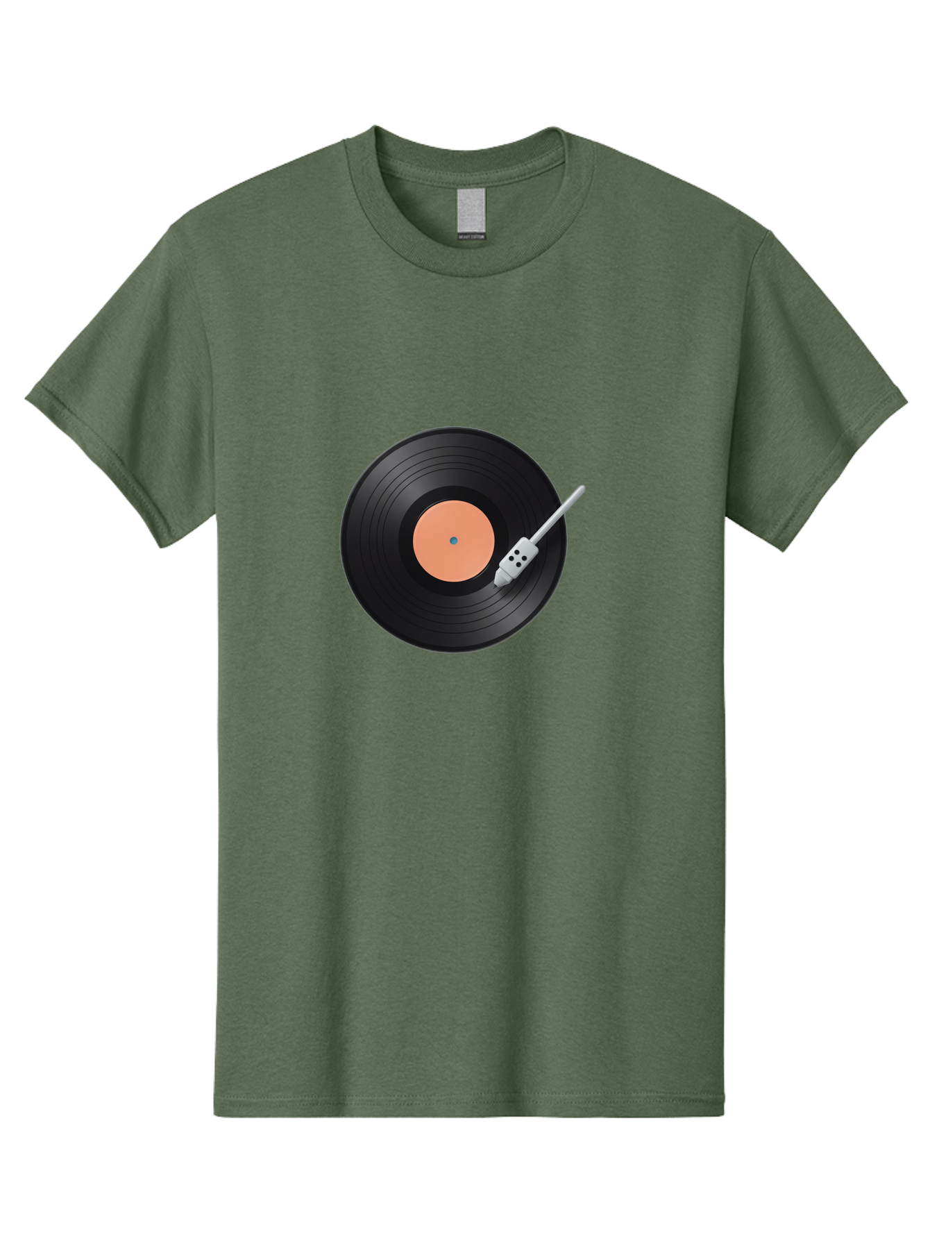Vinyl-Record-1 Men'S Graphic Tee, 100% Cotton, Comfortable Casual Summer Wear, Machine Washable, Vinyl Record Player, Record Playing, Music Lover, Vinyl Collector, Retro Music, Nostalgic Sound, Classic Tunes, Analog Music, Turntable, Bad896