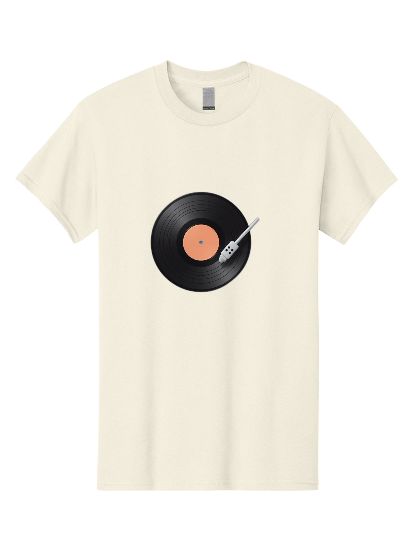 Vinyl-Record-1 Men'S Graphic Tee, 100% Cotton, Comfortable Casual Summer Wear, Machine Washable, Vinyl Record Player, Record Playing, Music Lover, Vinyl Collector, Retro Music, Nostalgic Sound, Classic Tunes, Analog Music, Turntable, Bad896